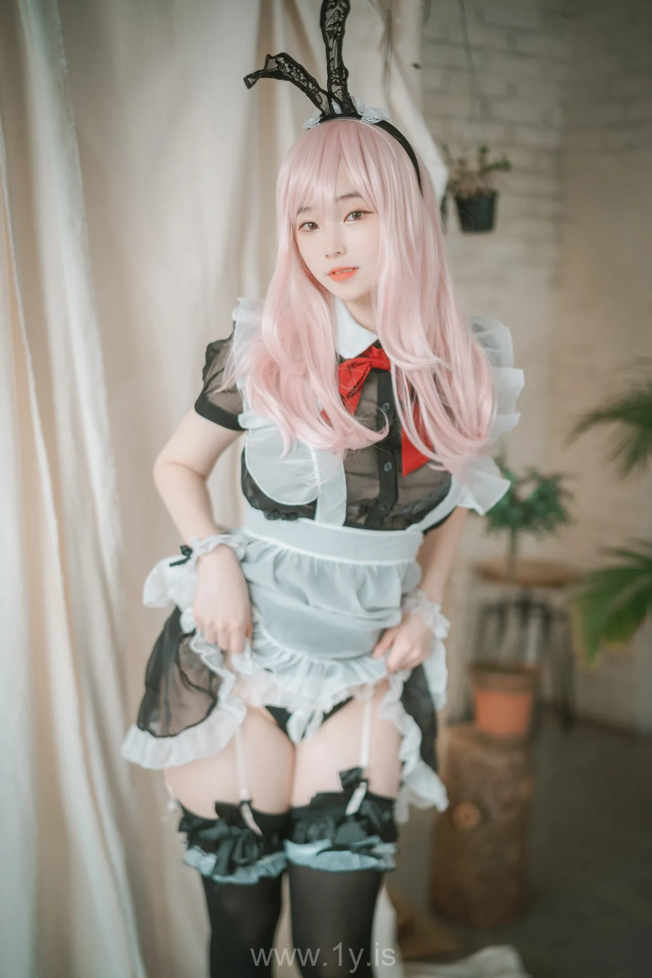 BamBi(밤비) NO.65 [DJAWA] Sheer Bunny Maid