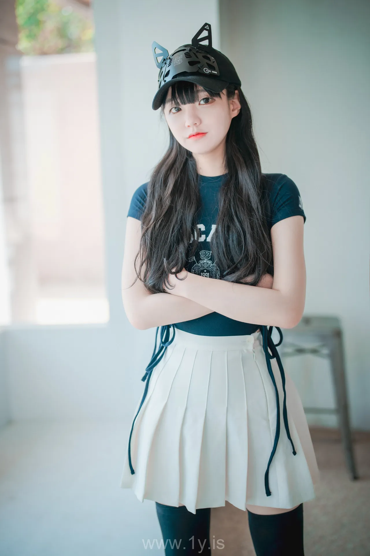 Jenny (정제니) NO.33 DJAWA_Classic_Athletic_Girl_in_Navy_Blue