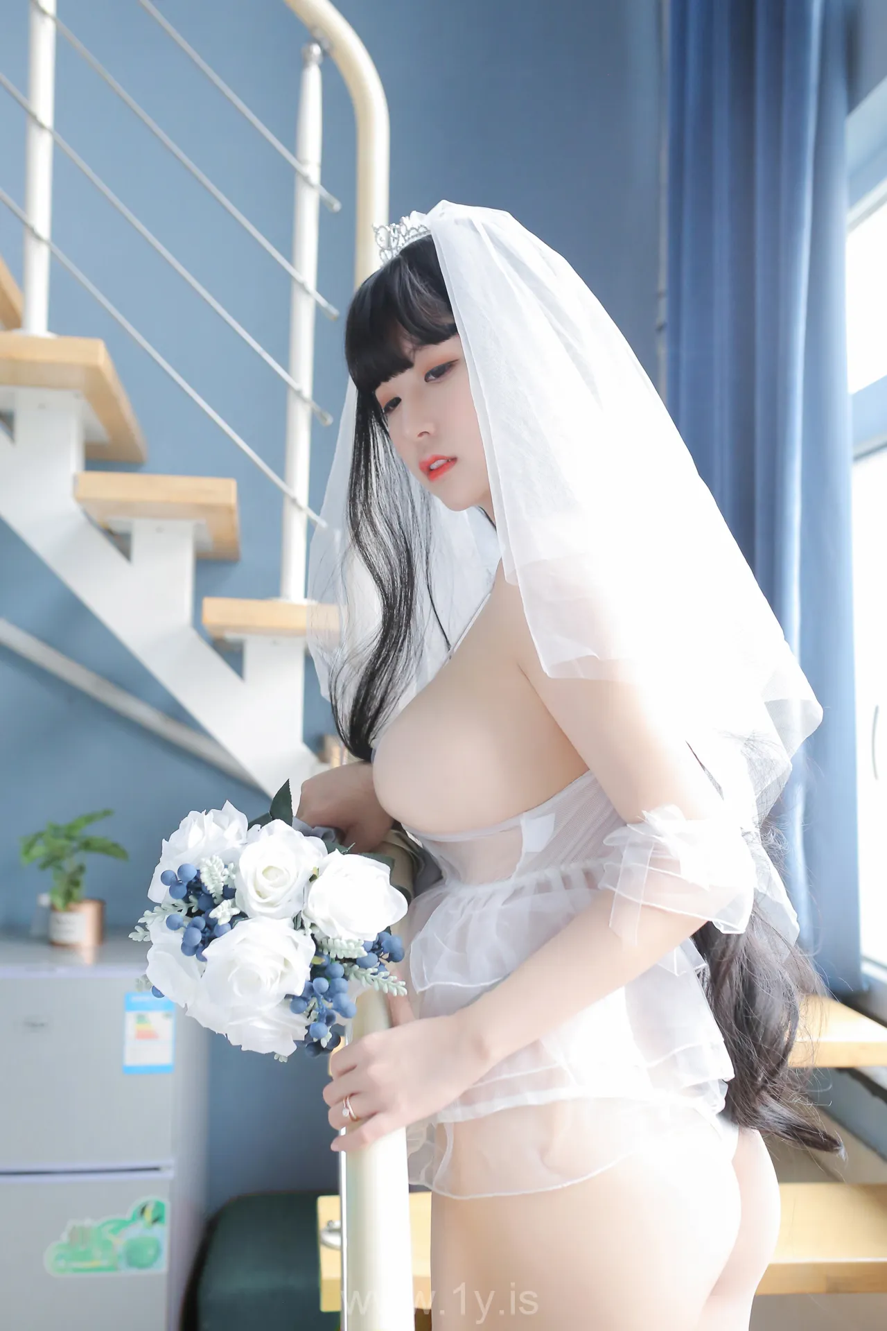 猫九酱 VOL.19 长发婚纱