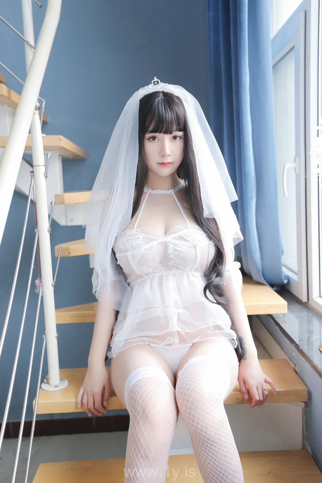 猫九酱 VOL.19 长发婚纱