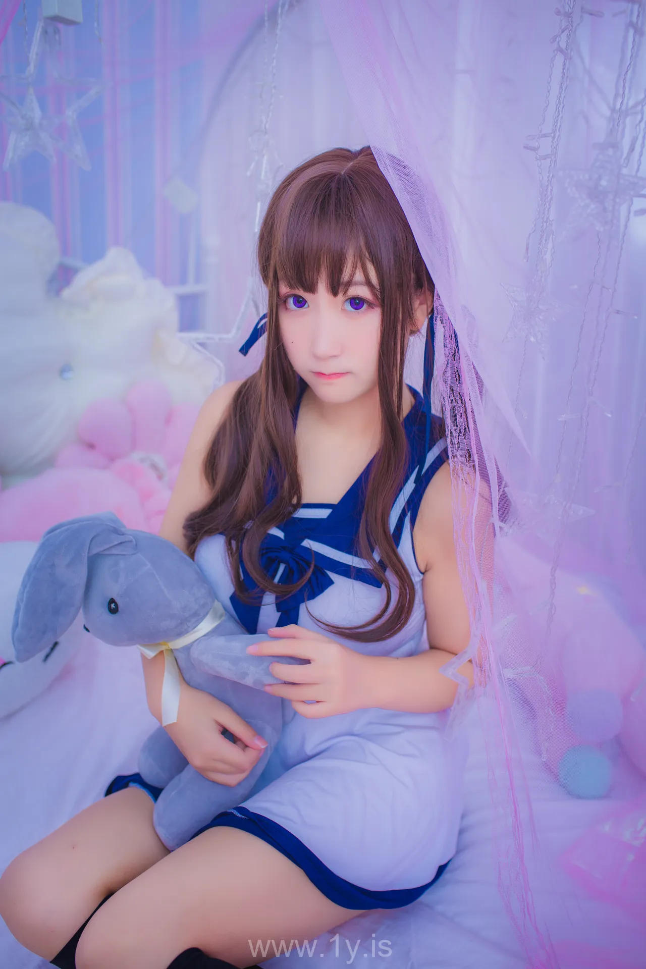 猫九酱 VOL.24 连衣水手服