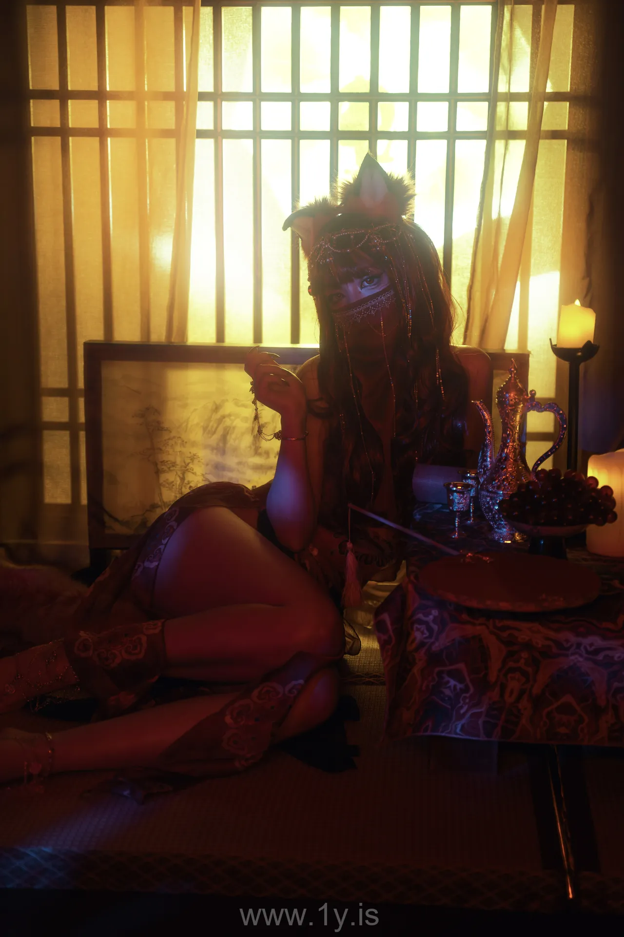 爆机少女喵小吉MiaoXiaoJi NO.001 Kitsune Girl(狐妖 楚佩湘弦)