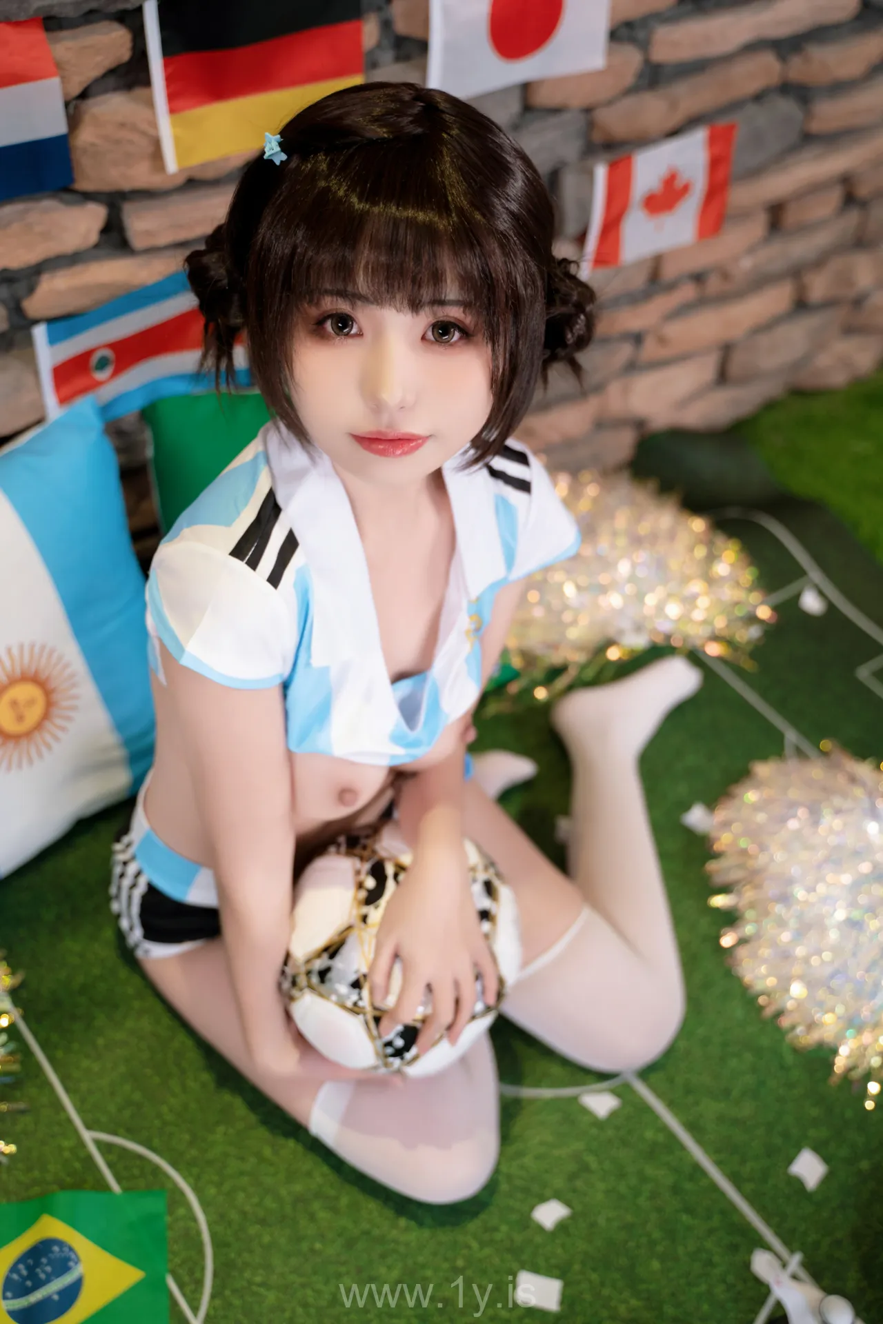 爆机少女喵小吉MiaoXiaoJi NO.065 Soccer Girls(足球宝贝)