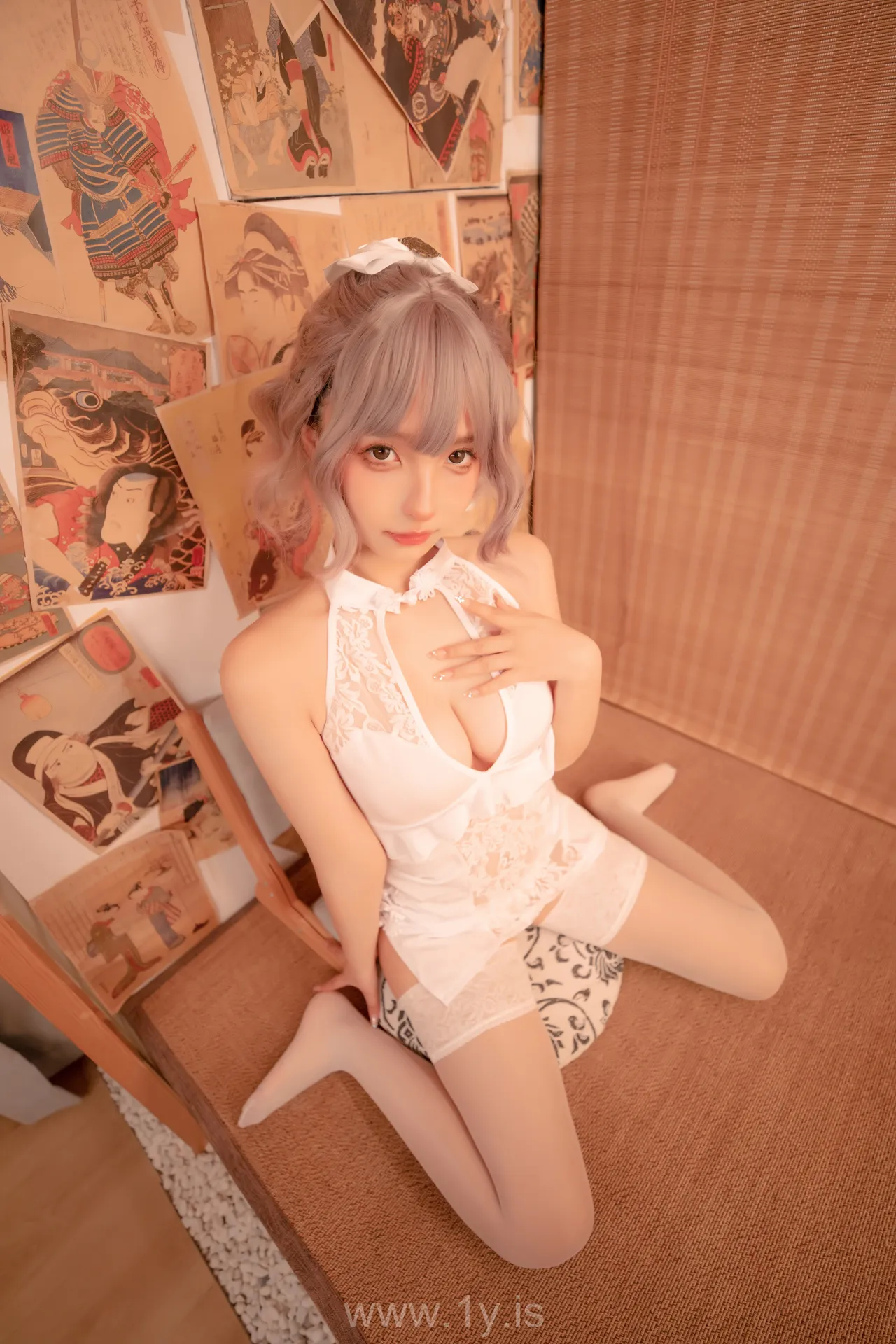 神楽坂真冬 VOL.86 神楽坂真冬 白旗袍