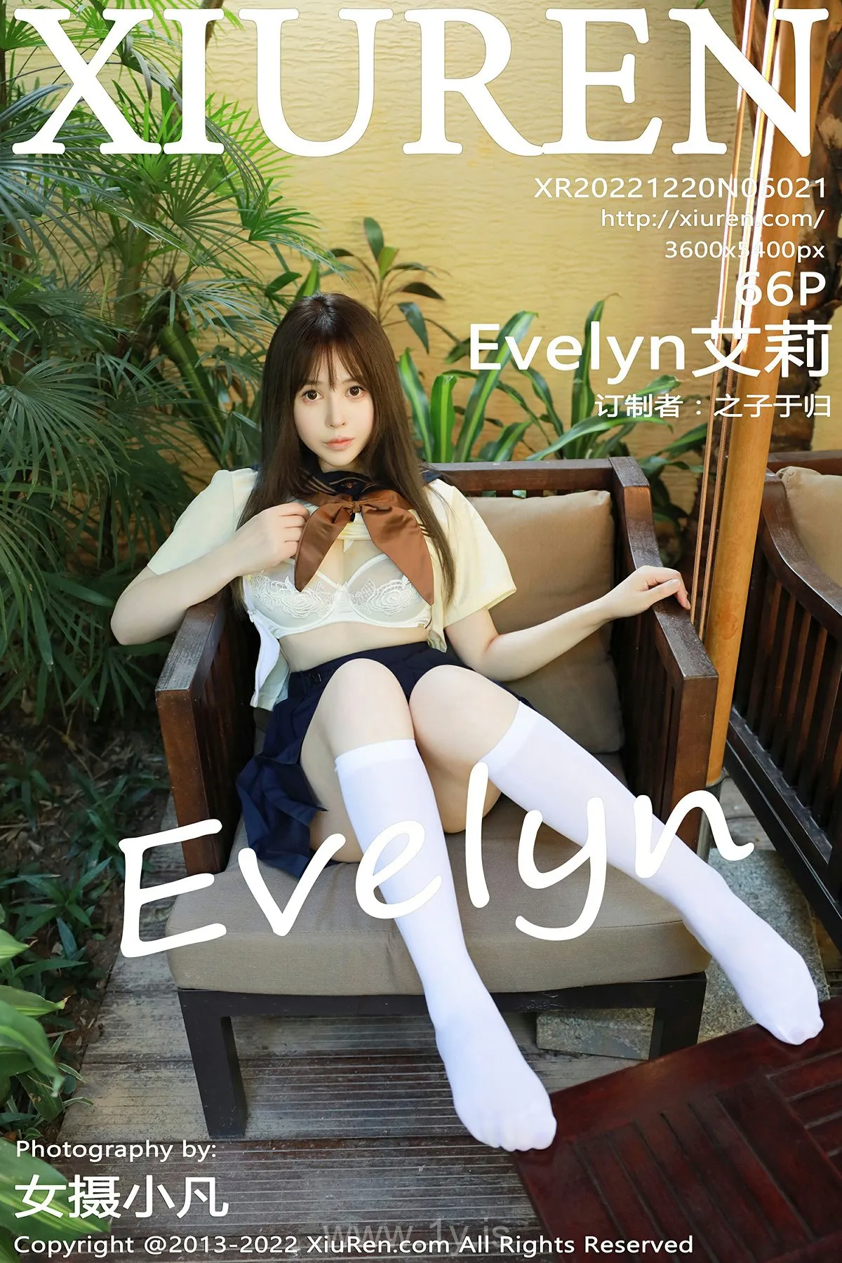 XIUREN(秀人网) No.6021 Stunning & Slender Asian Women Evelyn艾莉