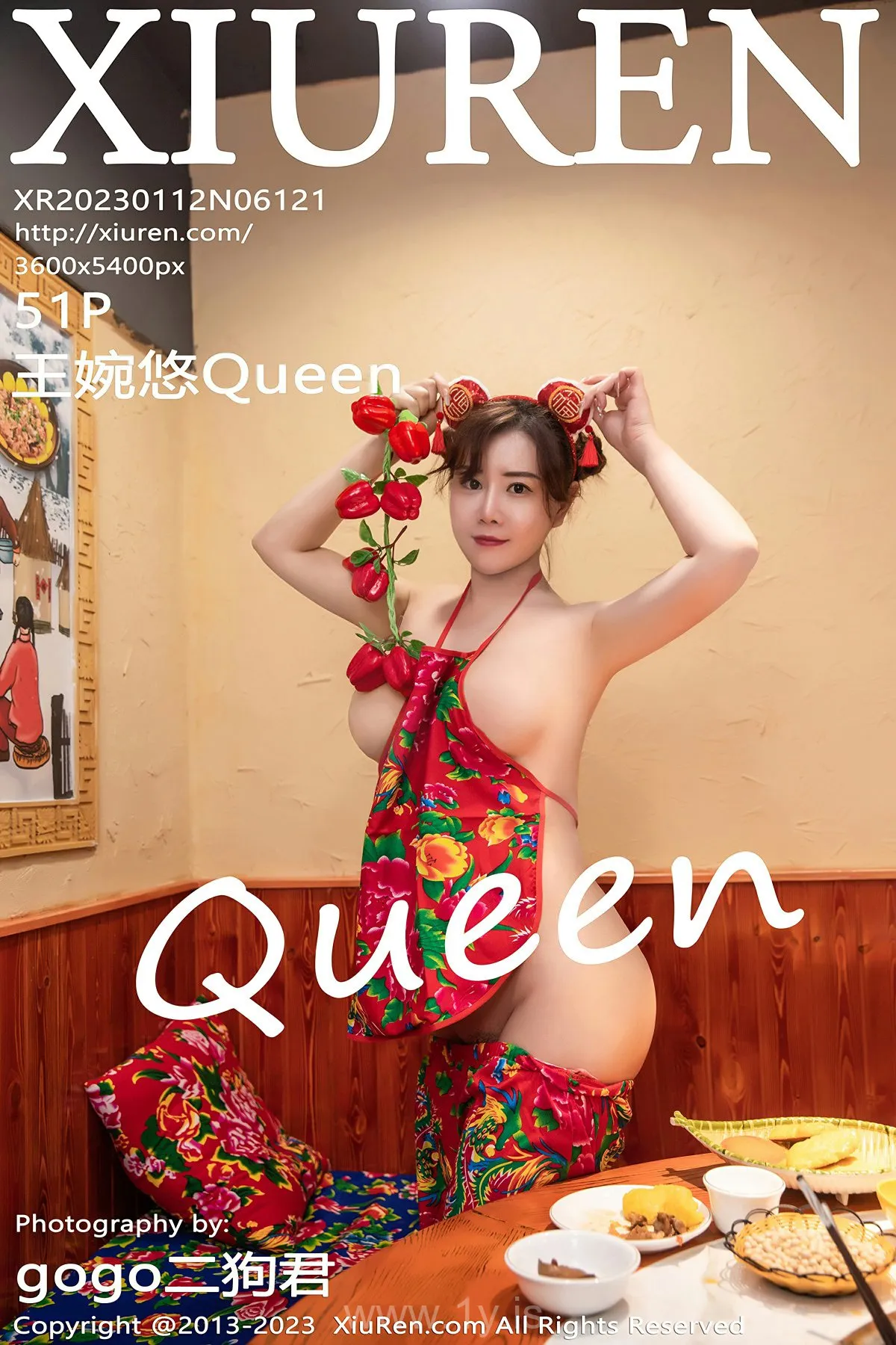 XIUREN(秀人网) NO.6121 Appealing Chinese Babe 王婉悠Queen