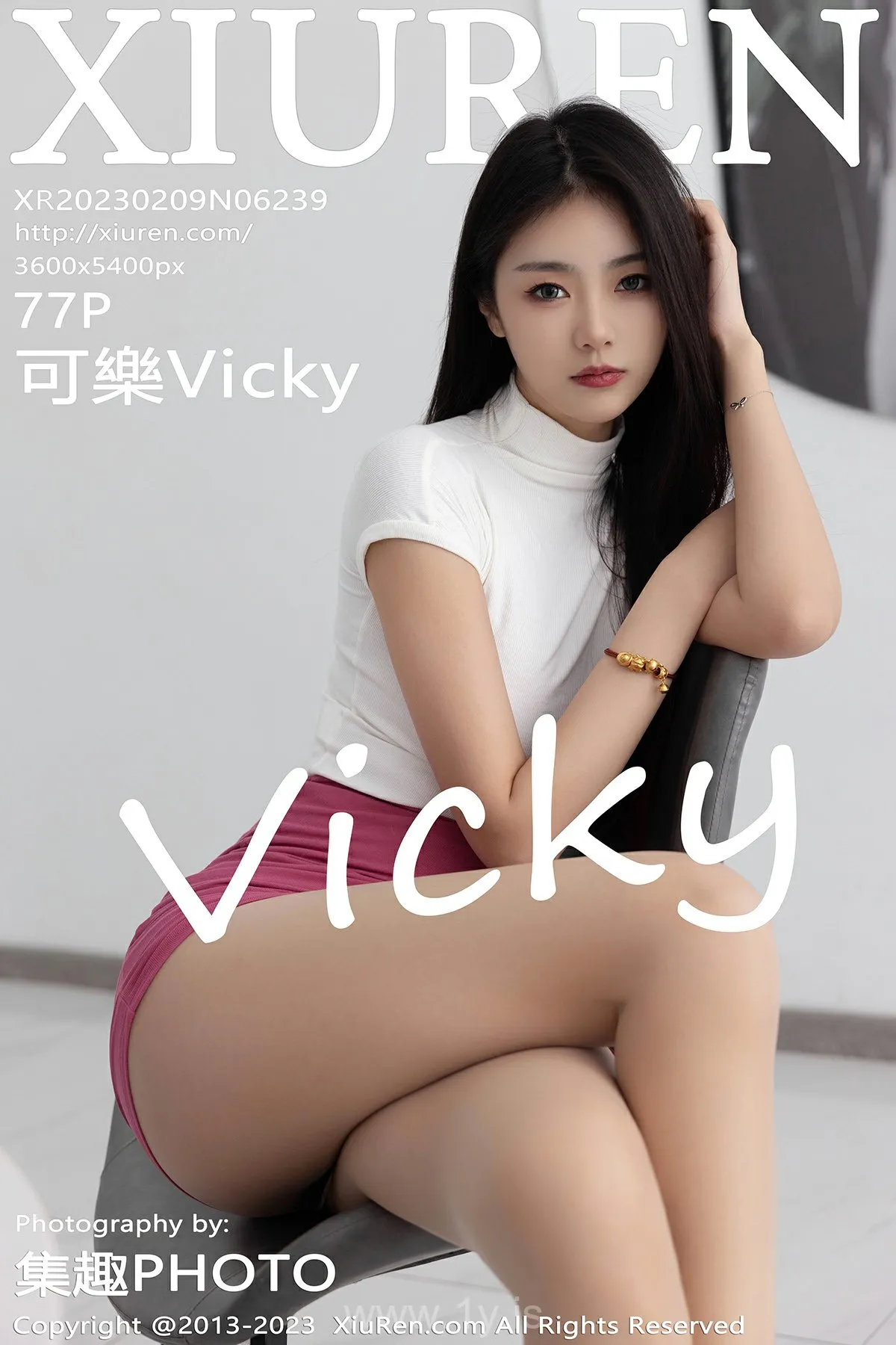 XIUREN(秀人网) No.6239 Attractive & Exquisite Chinese Chick 可樂Vicky