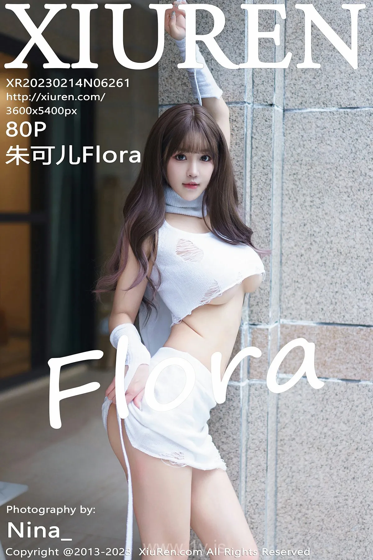XIUREN(秀人网) No.6261 Elegant Chinese Homebody Girl 朱可儿Flora