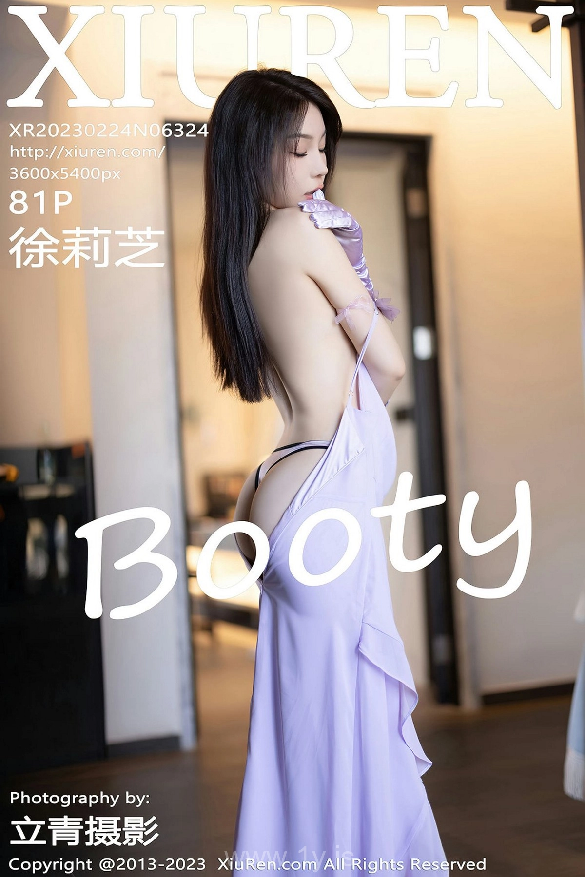 XIUREN(秀人网) NO.6324 Gorgeous & Knockout Chinese Beauty 徐莉芝Booty