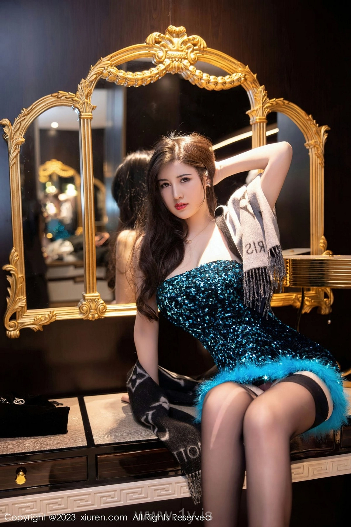 XIUREN(秀人网) NO.6384 Decent & Pretty Asian Belle 詩詩kiki