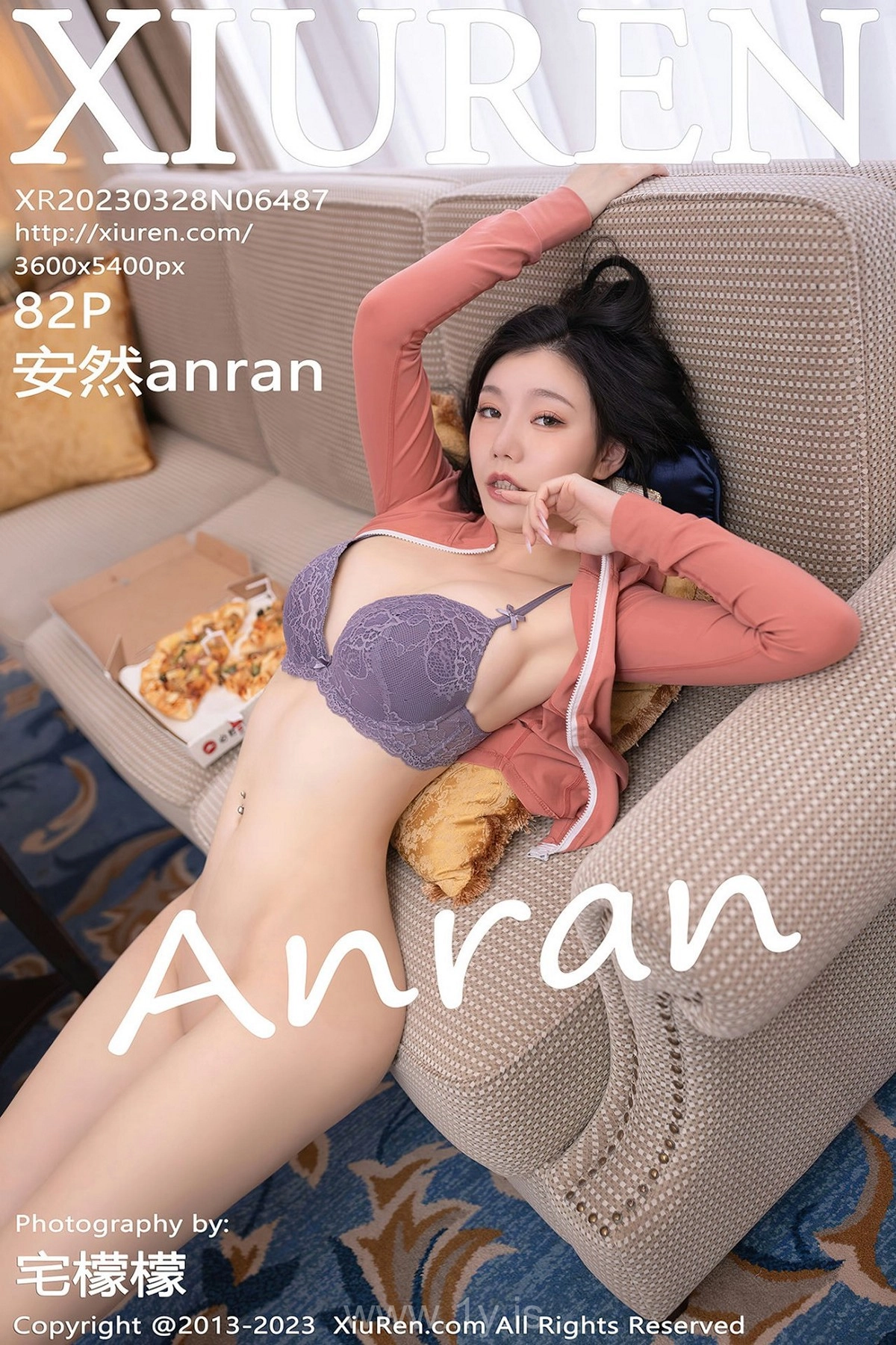 XIUREN(秀人网) NO.6487 Fancy Chinese Cutie 安然anran