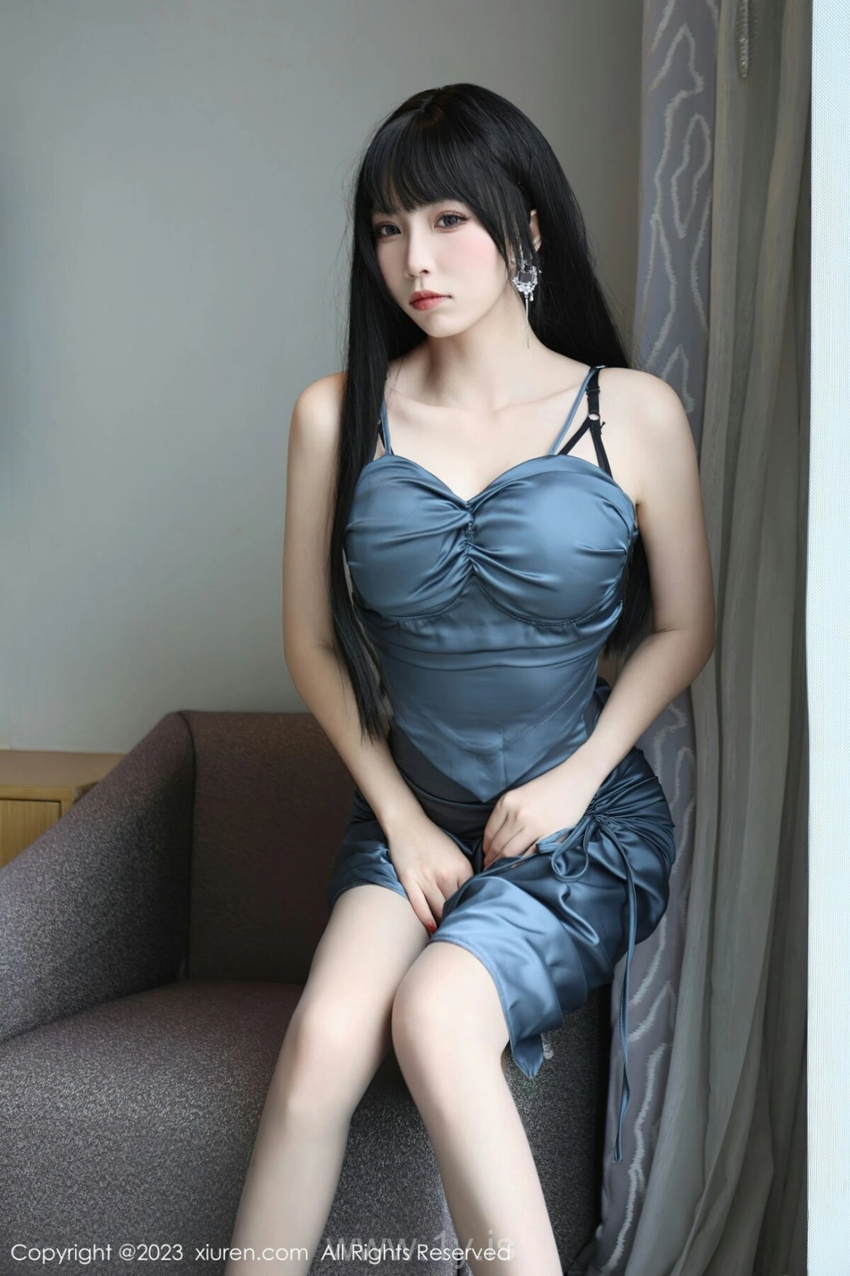 XIUREN(秀人网) NO.6713 Nice-looking & Refined Chinese Homebody Girl 江七七