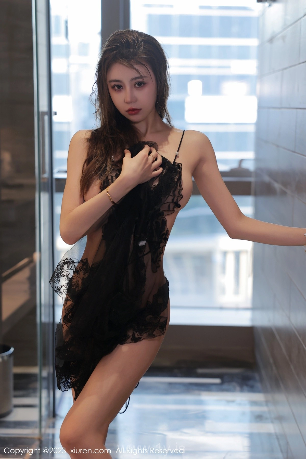 XIUREN(秀人网) NO.6793 Good-looking & Decent Chinese Homebody Girl tina_甜仔