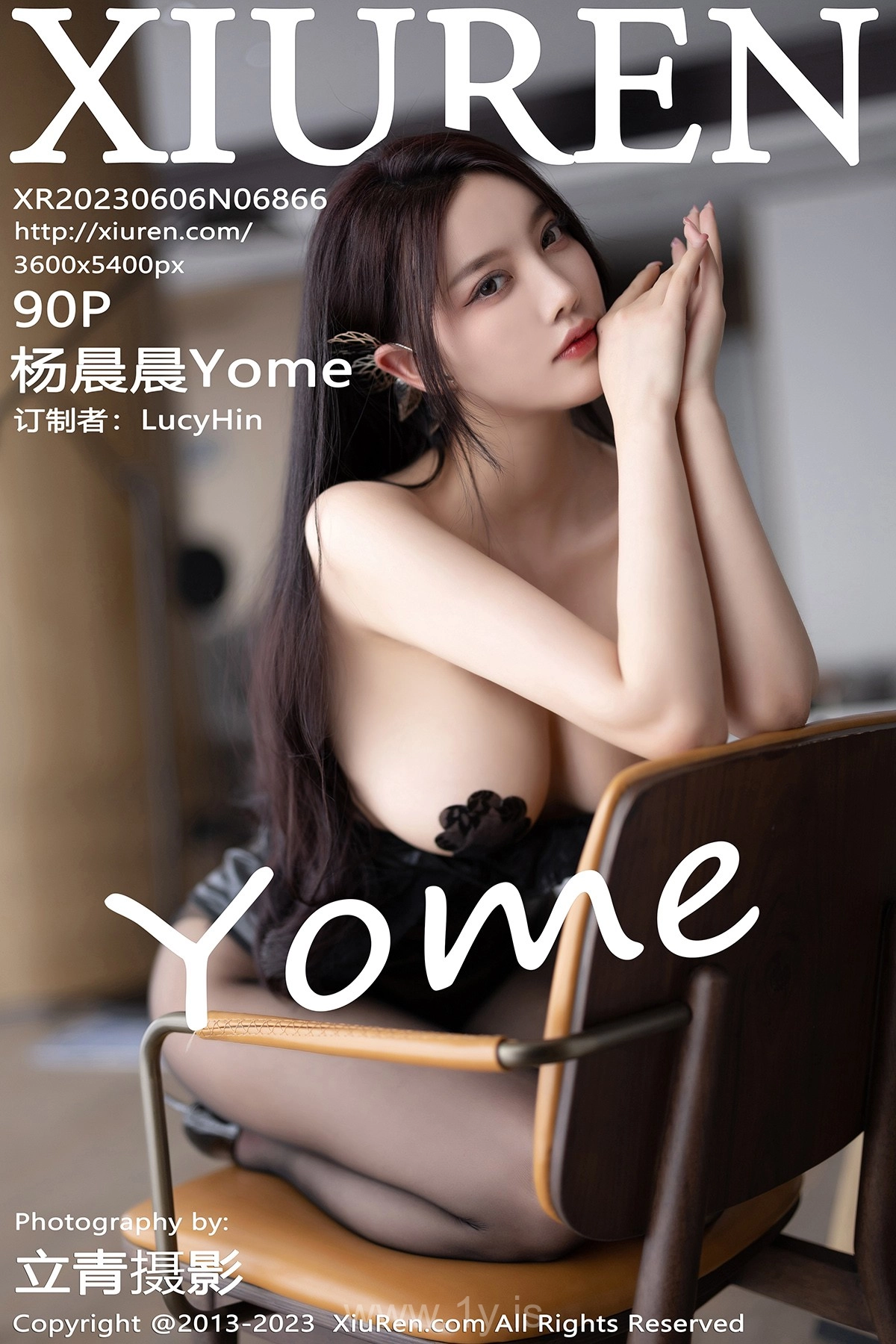 XIUREN(秀人网) NO.6866 Fashionable Asian Homebody Girl 楊晨晨Yome