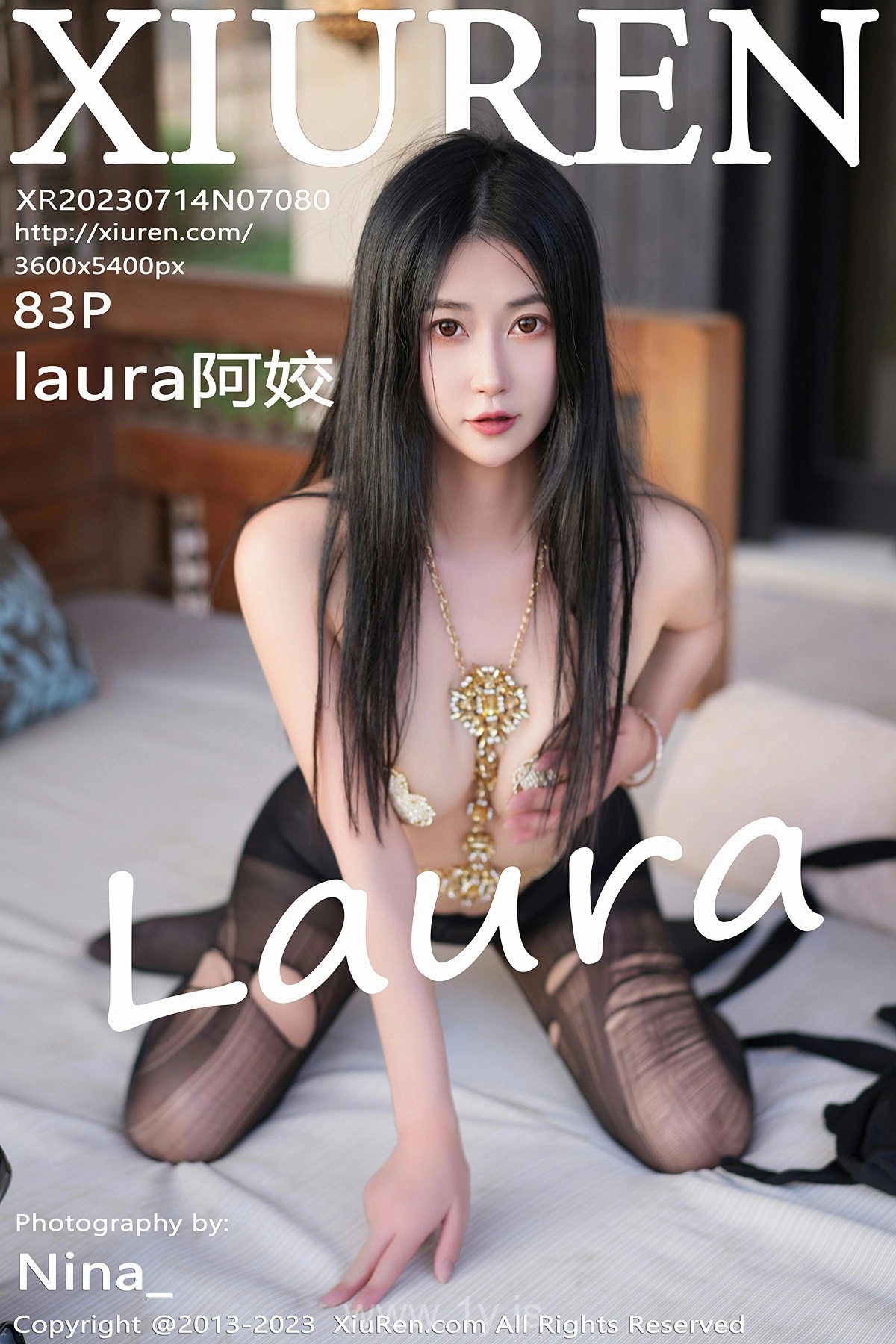 XIUREN(秀人网) No.7080 Stunning Asian Homebody Girl laura阿姣