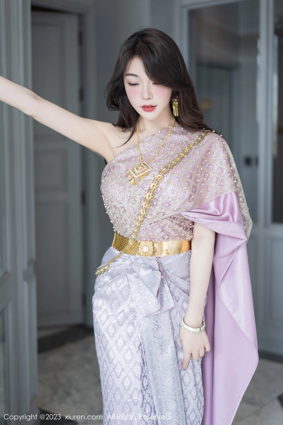 XIUREN(秀人网) No.7164 Fashionable Asian Homebody Girl 徐莉芝Booty