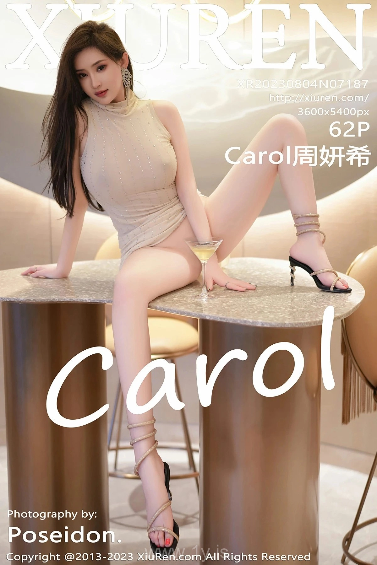 XIUREN(秀人网) No.7187 Breathtaking Asian Cutie Carol周妍希