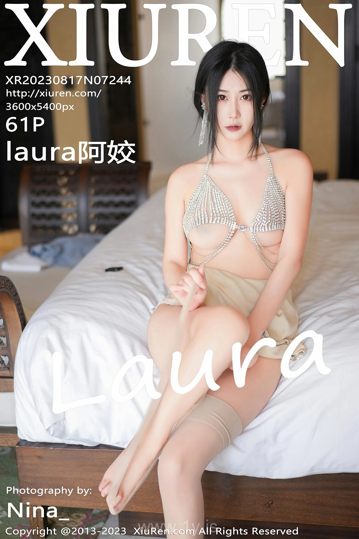 XIUREN(秀人网) No.7244 Fancy & Pretty Asian Homebody Girl 阿姣