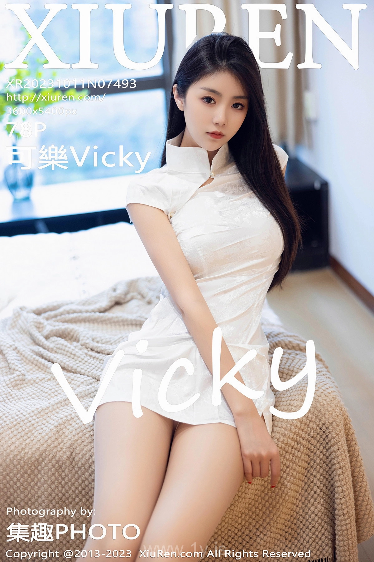 XIUREN(秀人网) No.7493 Irresistible Asian Nymph 可樂Vicky