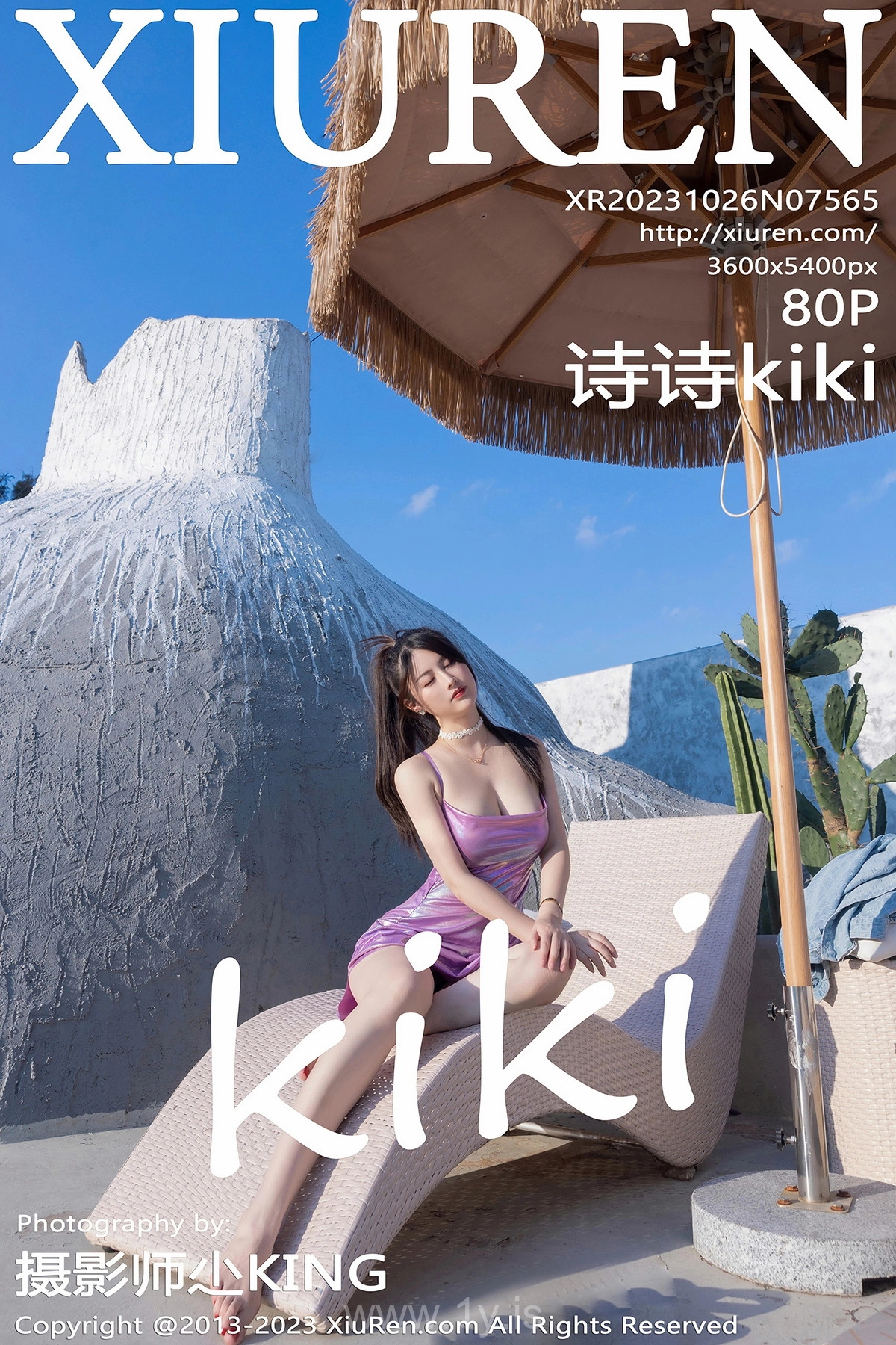 XIUREN(秀人网) No.7565 Ravishing & Good-looking Asian Starlet 詩詩kiki
