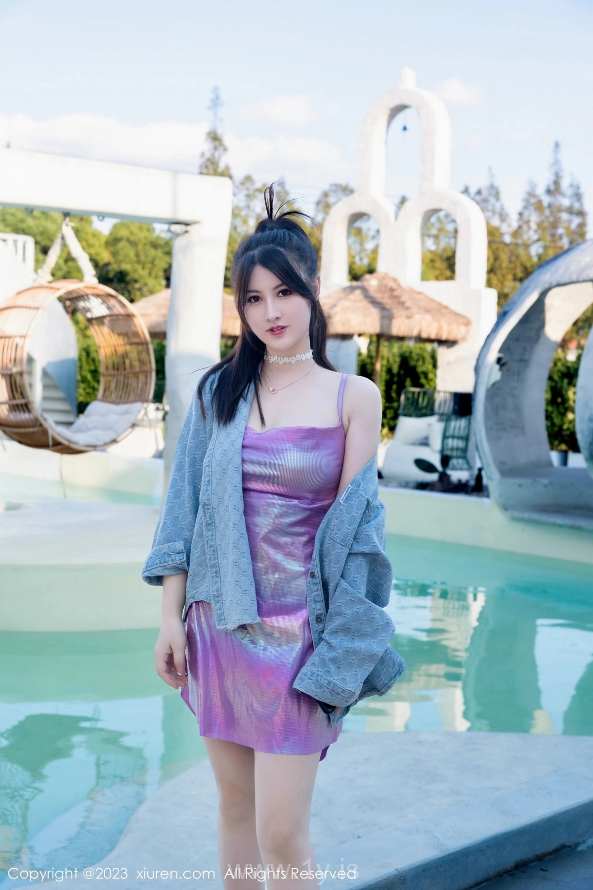 XIUREN(秀人网) No.7565 Ravishing & Good-looking Asian Starlet 詩詩kiki