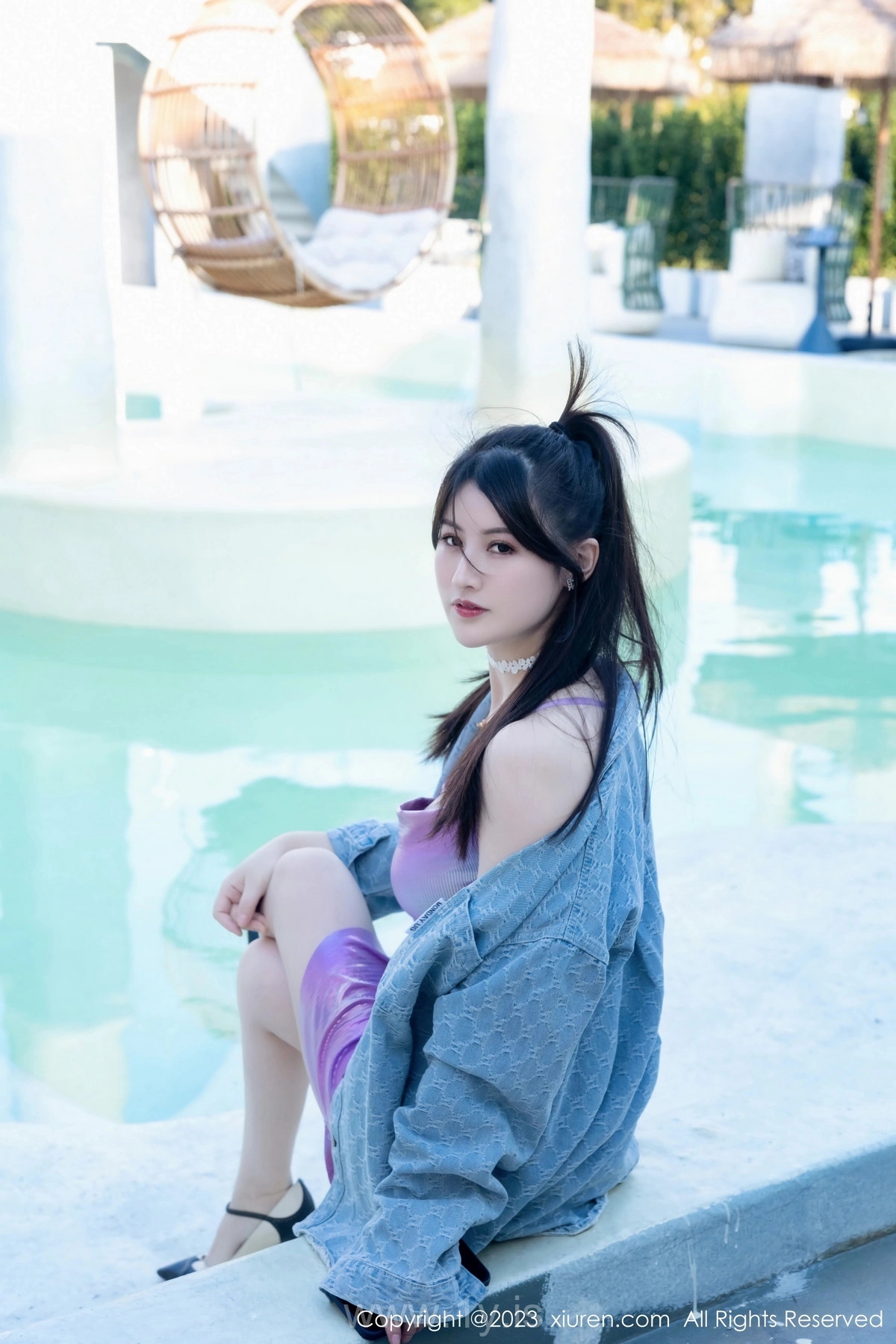 XIUREN(秀人网) No.7565 Ravishing & Good-looking Asian Starlet 詩詩kiki