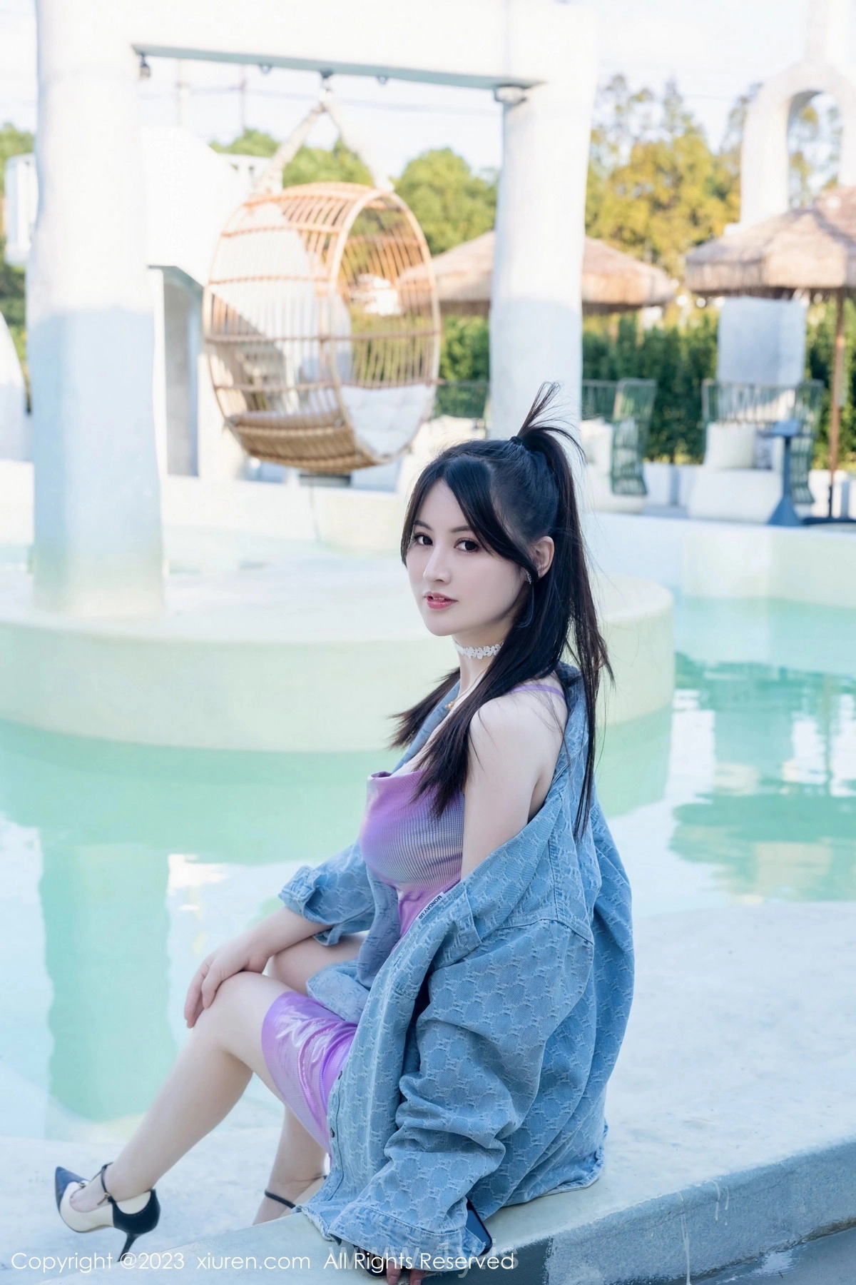 XIUREN(秀人网) No.7565 Ravishing & Good-looking Asian Starlet 詩詩kiki