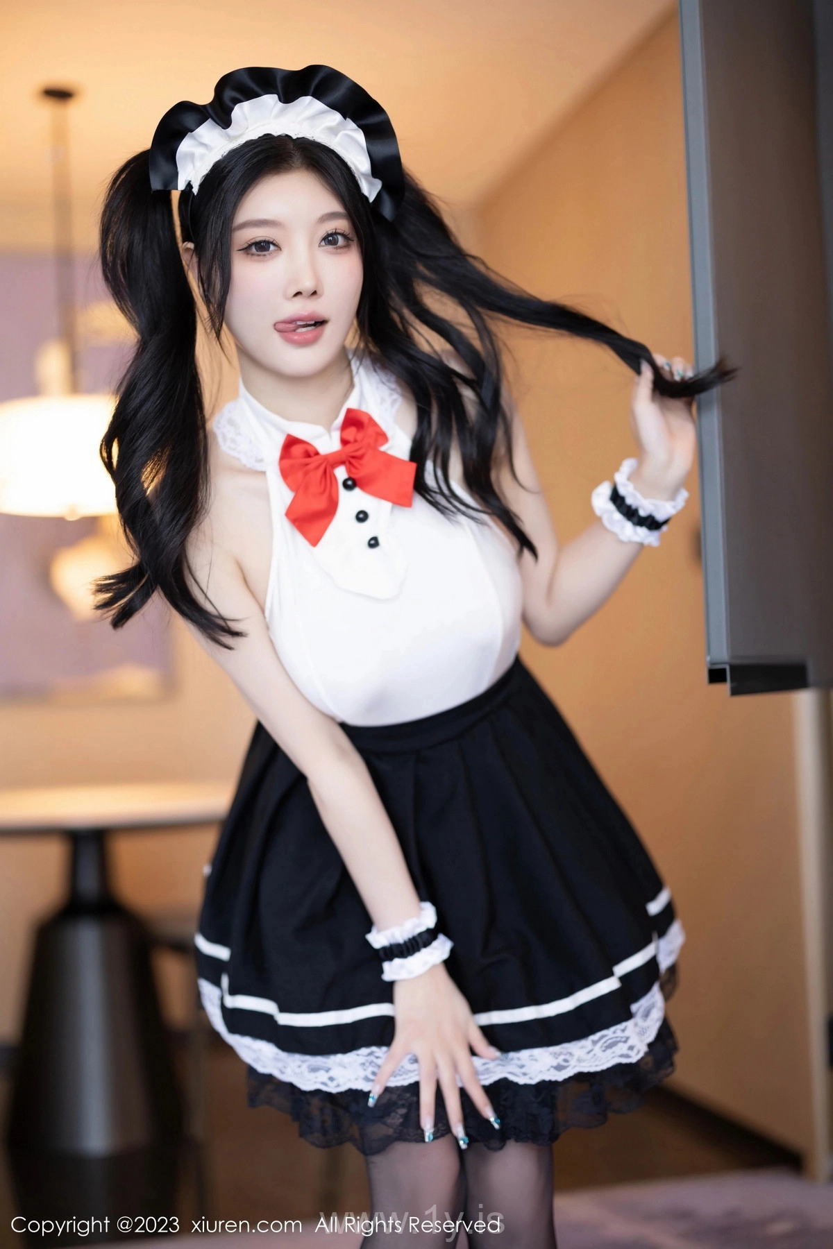 XIUREN(秀人网) No.7590 Pretty & Tempting Chinese Temptress 楊晨晨Yome