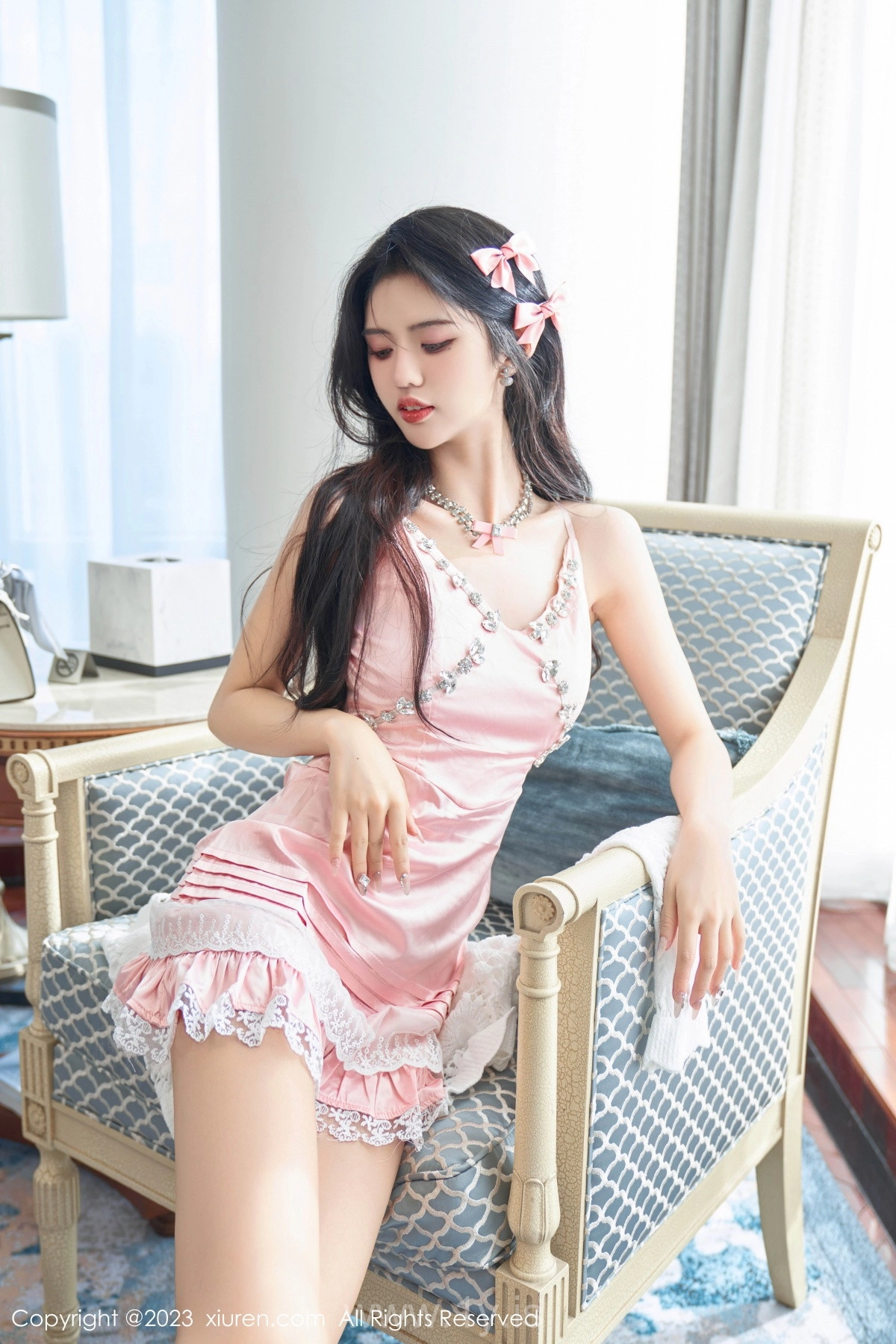 XIUREN(秀人网) No.7595 Chic Asian Women 淺淺Danny