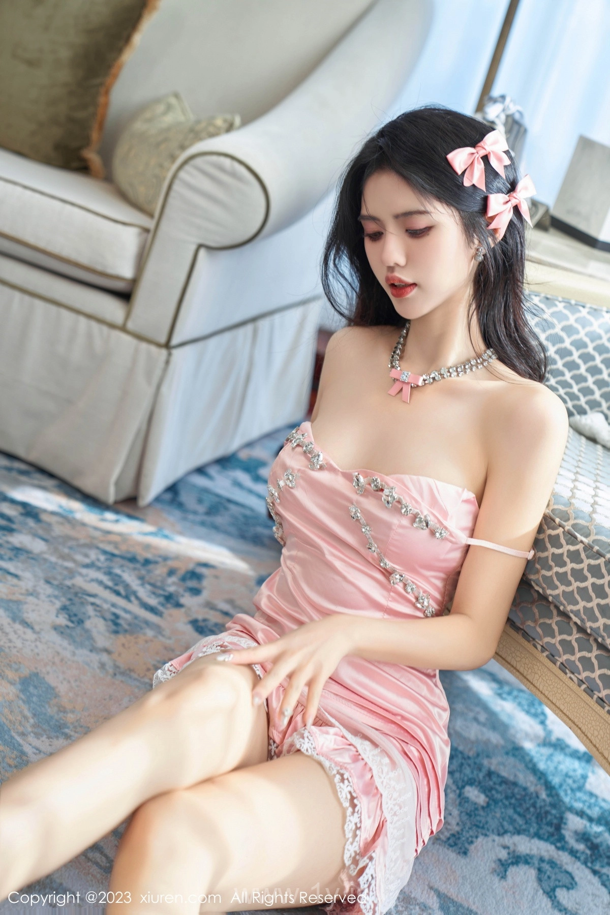 XIUREN(秀人网) No.7595 Chic Asian Women 淺淺Danny