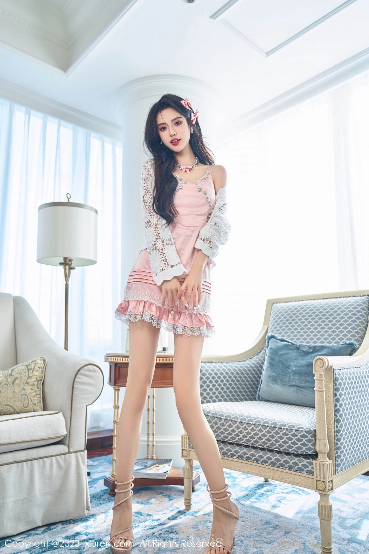 XIUREN(秀人网) No.7595 Chic Asian Women 淺淺Danny