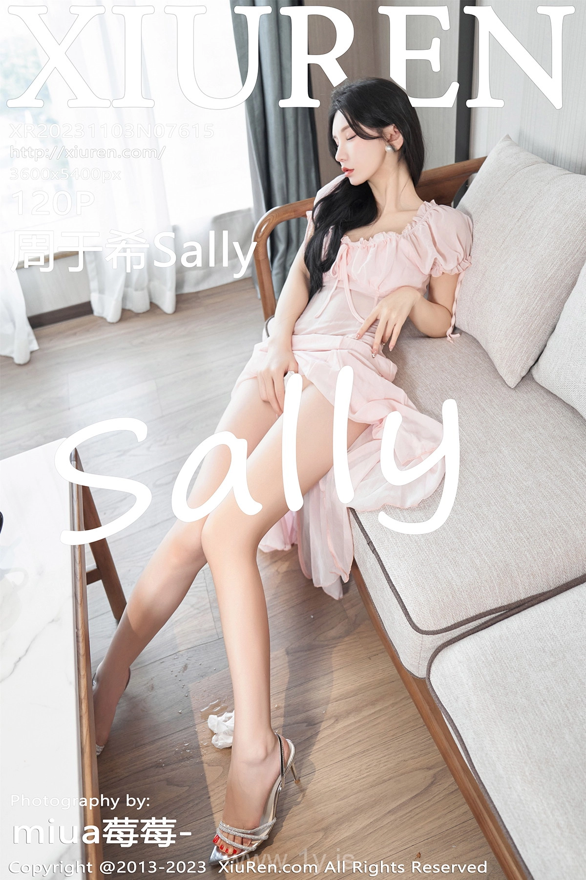 XIUREN(秀人网) No.7615 Well Done & Seductive Chinese Enchantress 周于希Sally