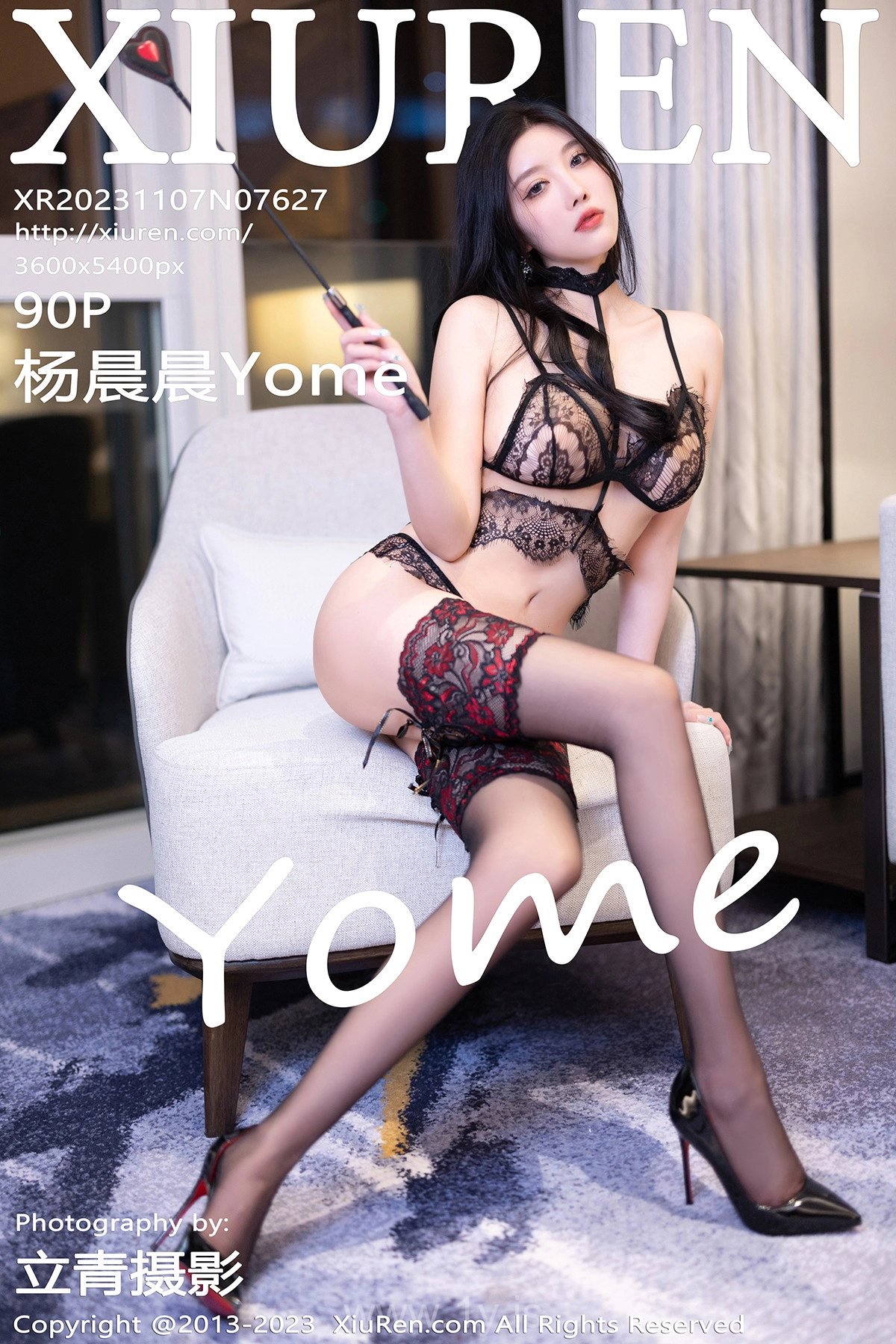 XIUREN(秀人网) No.7627 Radiant & Charming Chinese Belle 楊晨晨Yome完整