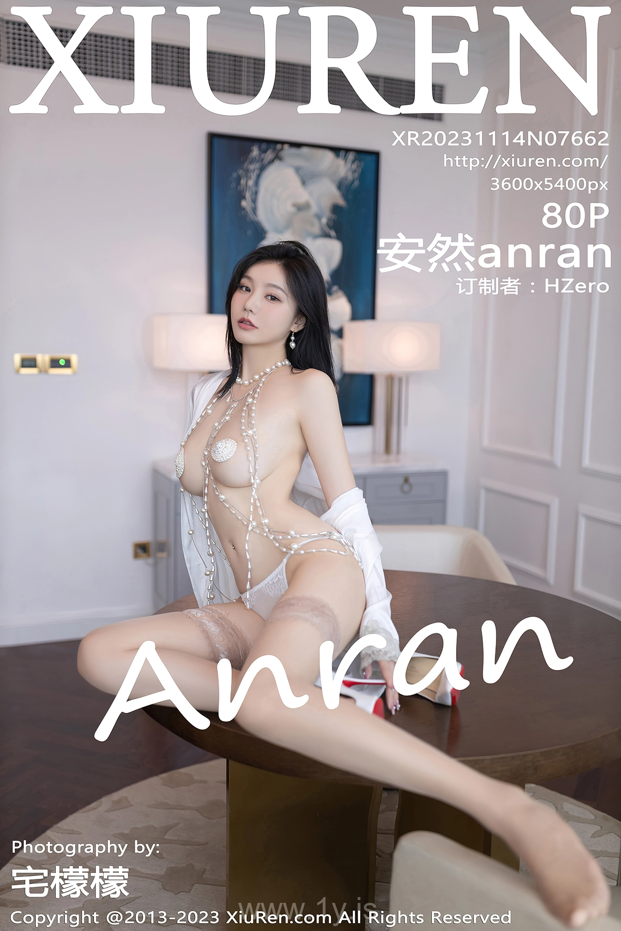 XIUREN(秀人网) No.7662 Perfect Chinese Dreamgirl 安然anran白色睡裙日本旅拍