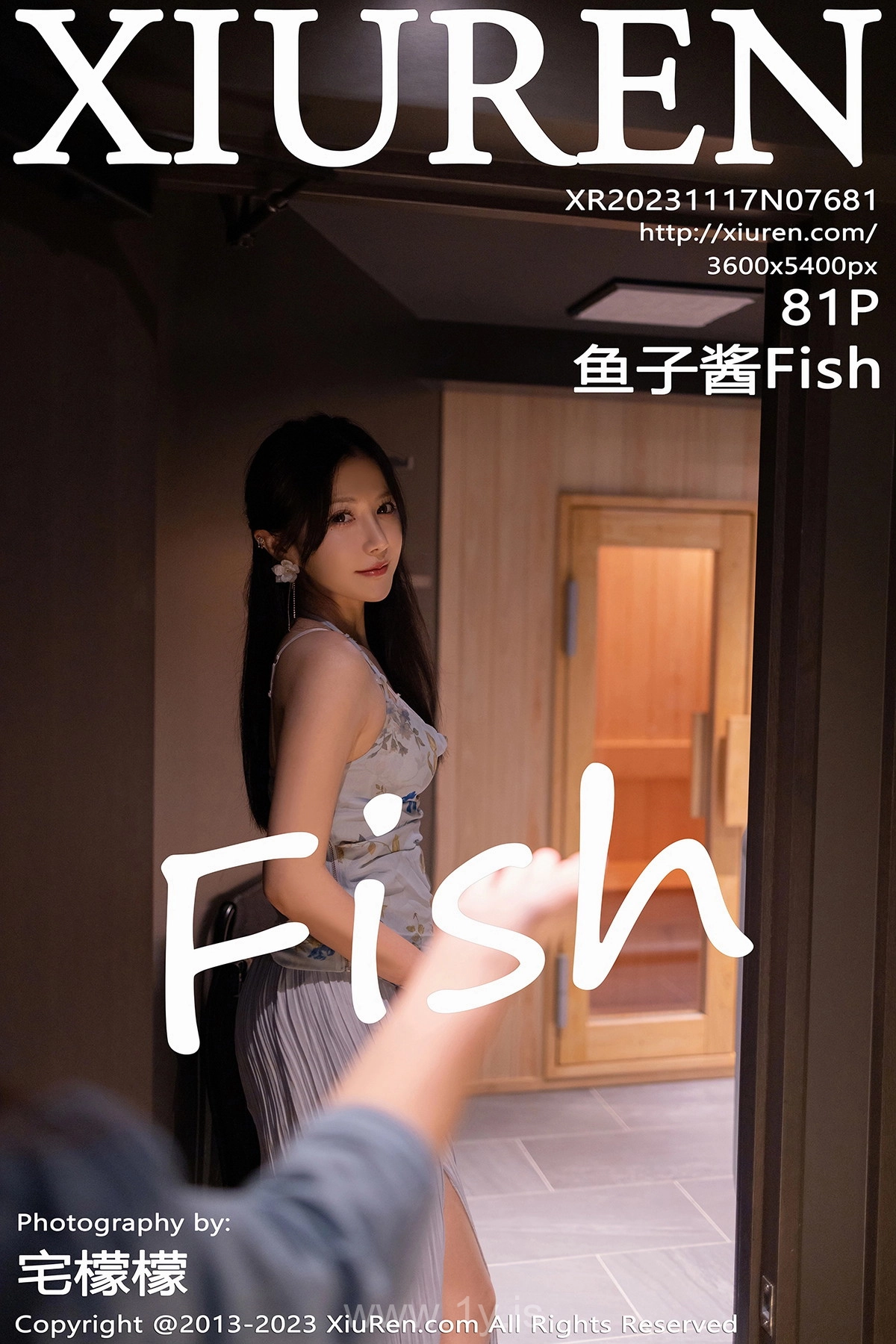 XIUREN(秀人网) No.7681 Sparkling & Pretty Asian Nymph 魚子醬Fish