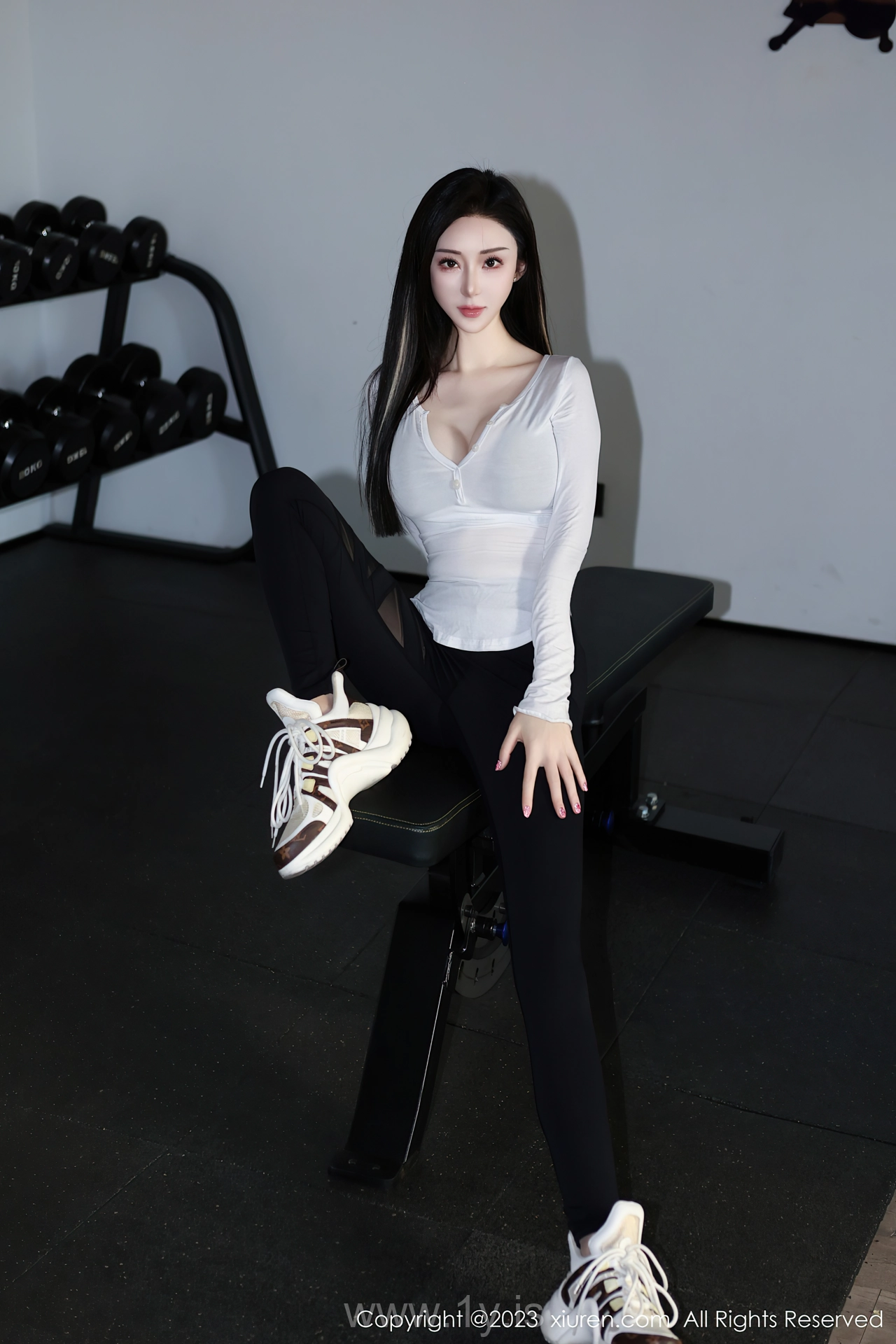 XIUREN(秀人网) No.7705 Glamorous Chinese Dreamgirl 田兮白