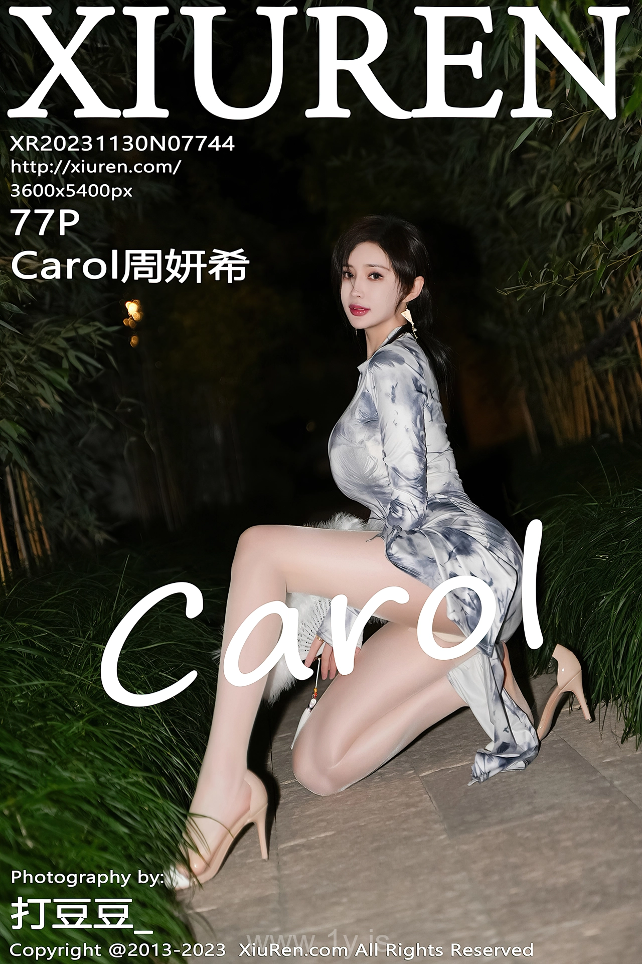 XIUREN(秀人网) No.7744 Stunning & Beautiful Chinese Belle Carol周妍希