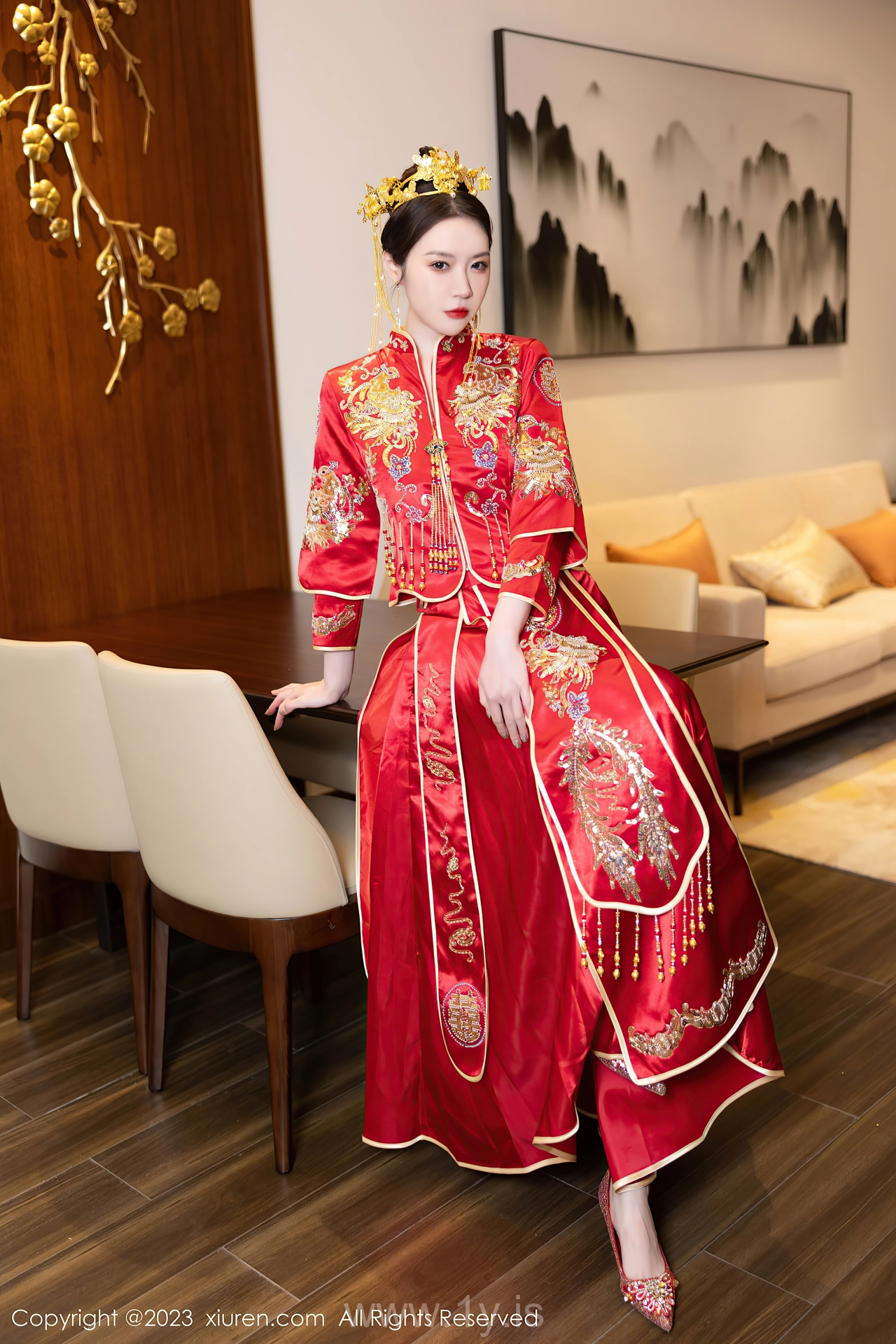 XIUREN(秀人网) No.7766 Slim & Sexy Asian Enigma 梦心玥