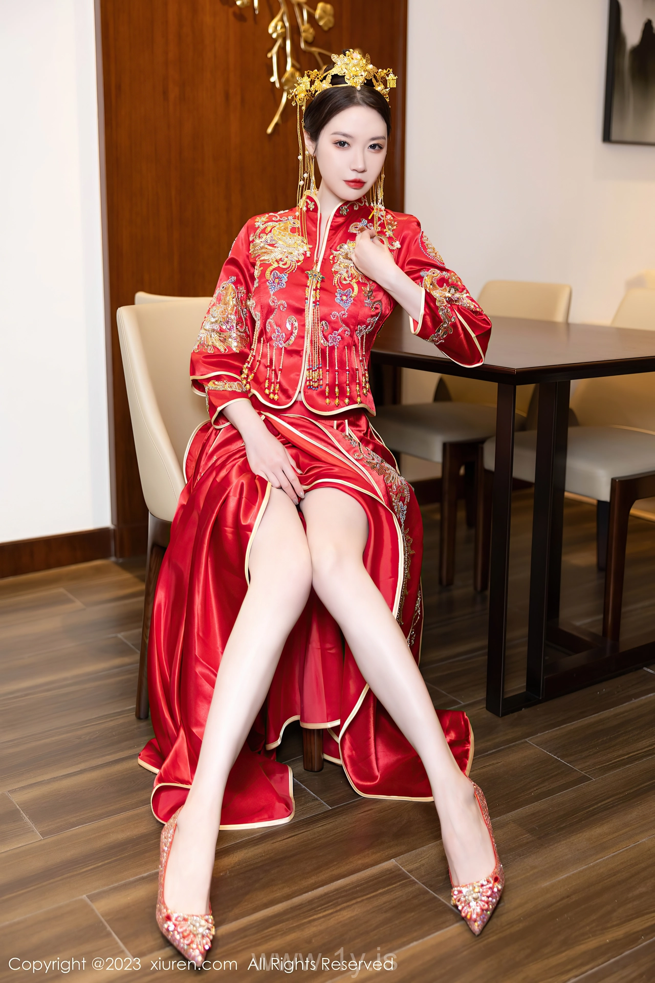 XIUREN(秀人网) No.7766 Slim & Sexy Asian Enigma 梦心玥