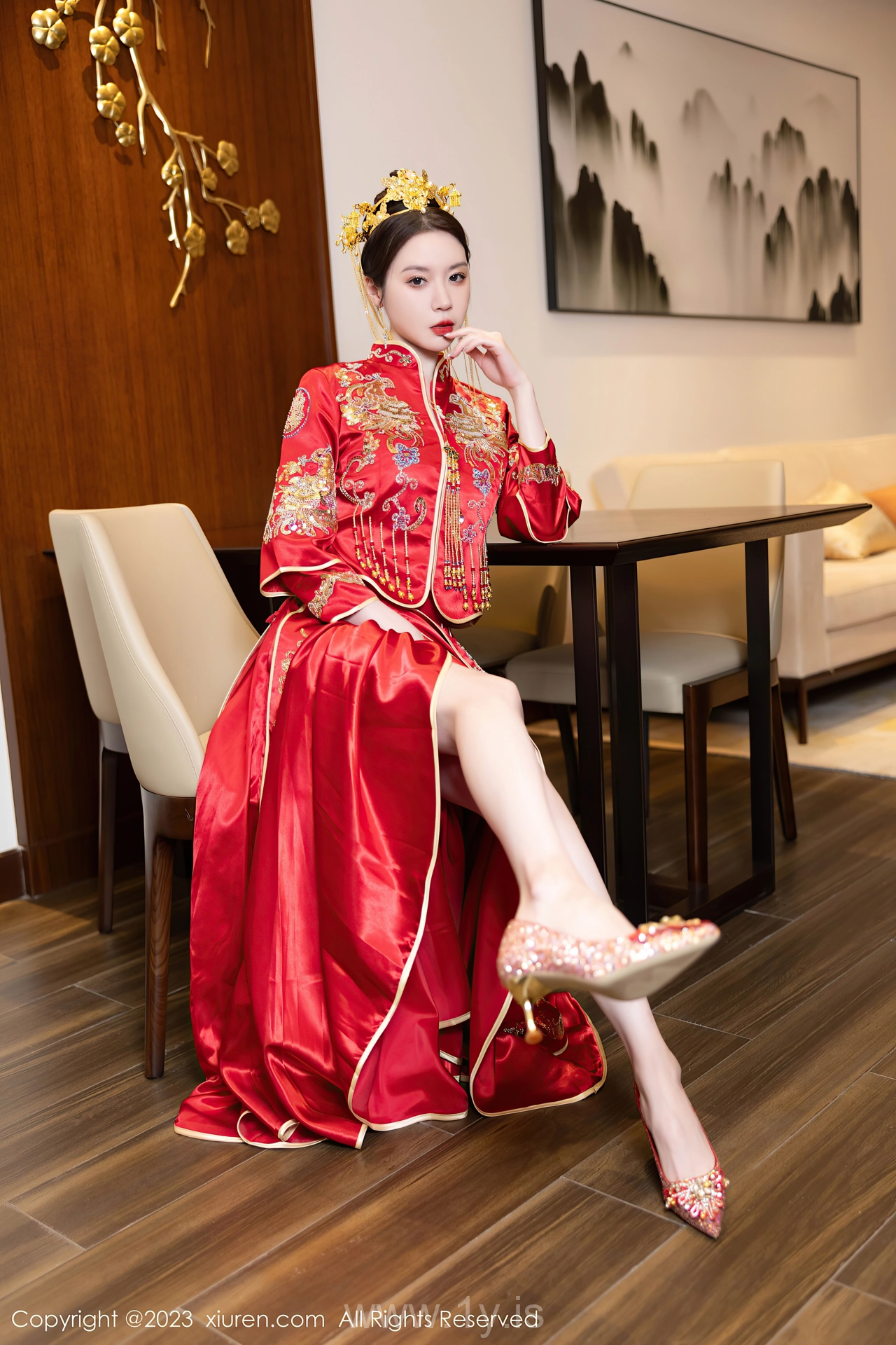 XIUREN(秀人网) No.7766 Slim & Sexy Asian Enigma 梦心玥