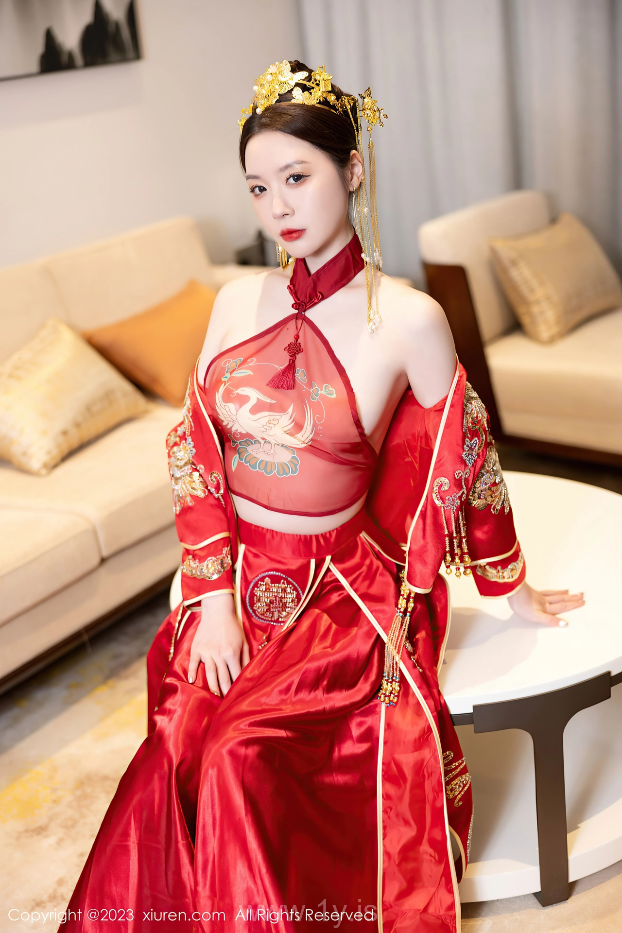 XIUREN(秀人网) No.7766 Slim & Sexy Asian Enigma 梦心玥