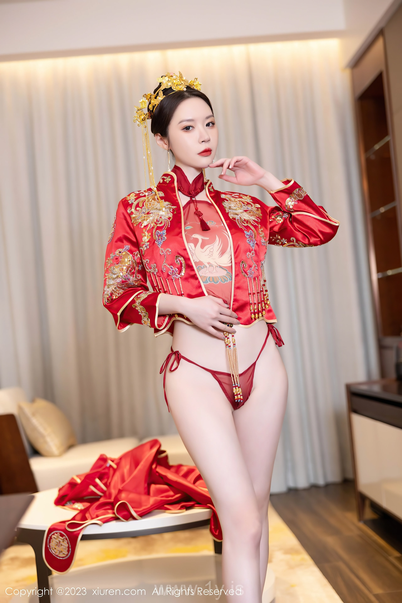 XIUREN(秀人网) No.7766 Slim & Sexy Asian Enigma 梦心玥
