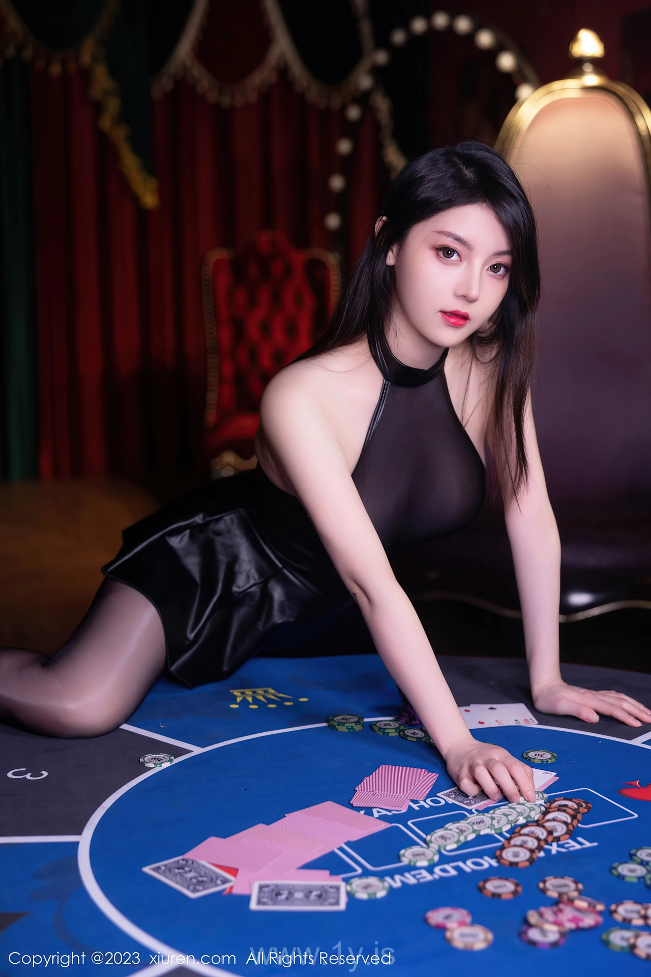 XIUREN(秀人网) No.7788 Slender Asian Femme fatale 豆瓣酱