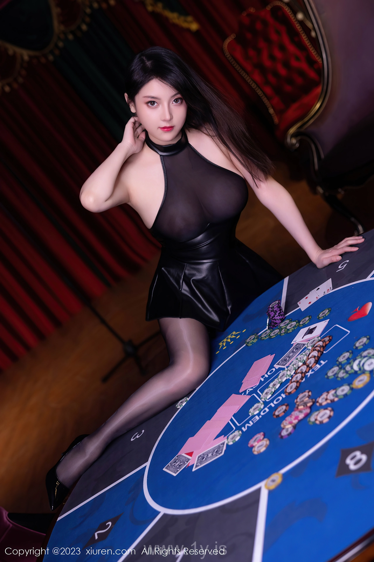 XIUREN(秀人网) No.7788 Slender Asian Femme fatale 豆瓣酱