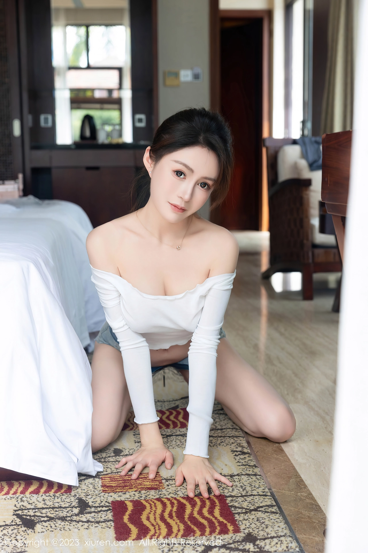 XIUREN(秀人网) No.7791 Intriguing & Ravishing Chinese Queen 唐宁宁