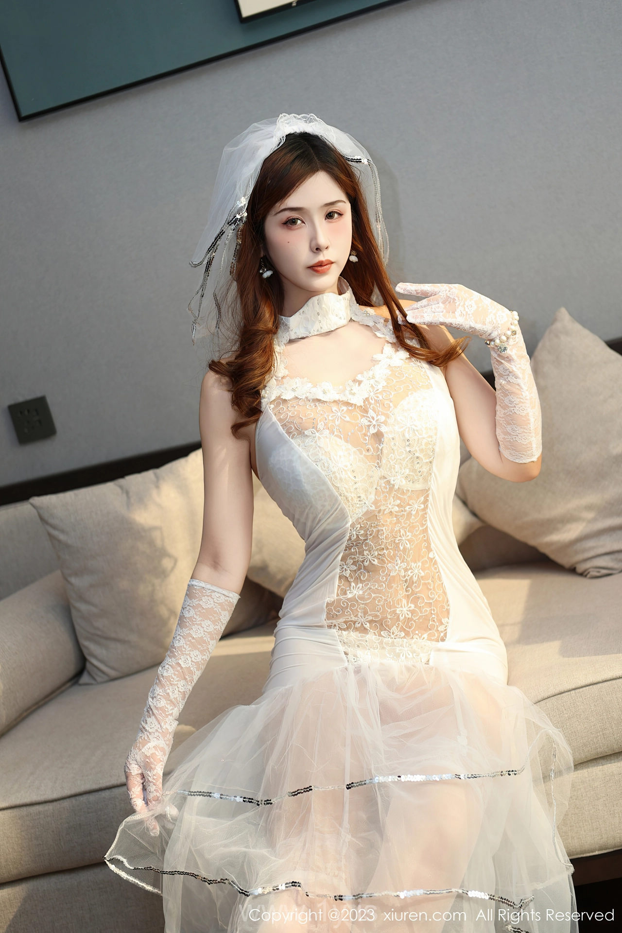 XIUREN(秀人网) No.7834 Good-looking Asian Diva 月野兔美妞
