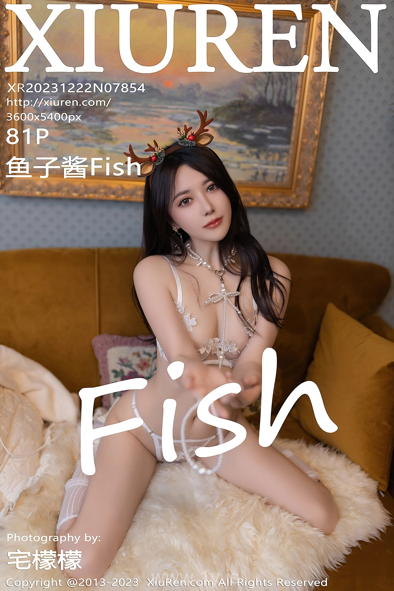 XIUREN(秀人网) No.7854 Ravishing & Charming Asian Rose 鱼子酱Fish