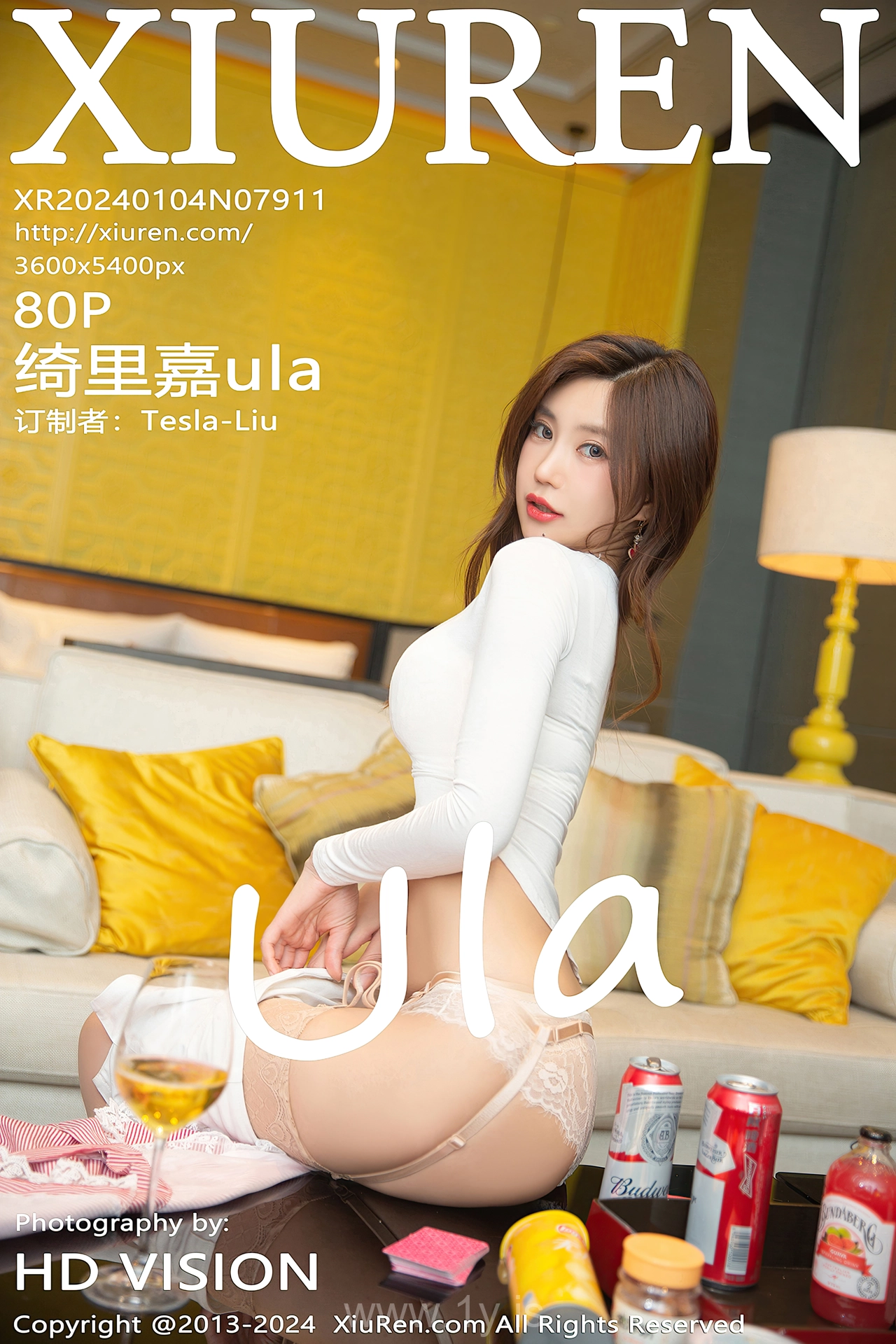 XIUREN(秀人网) No.7911 Nice-looking Asian Beauty 绮里嘉ula