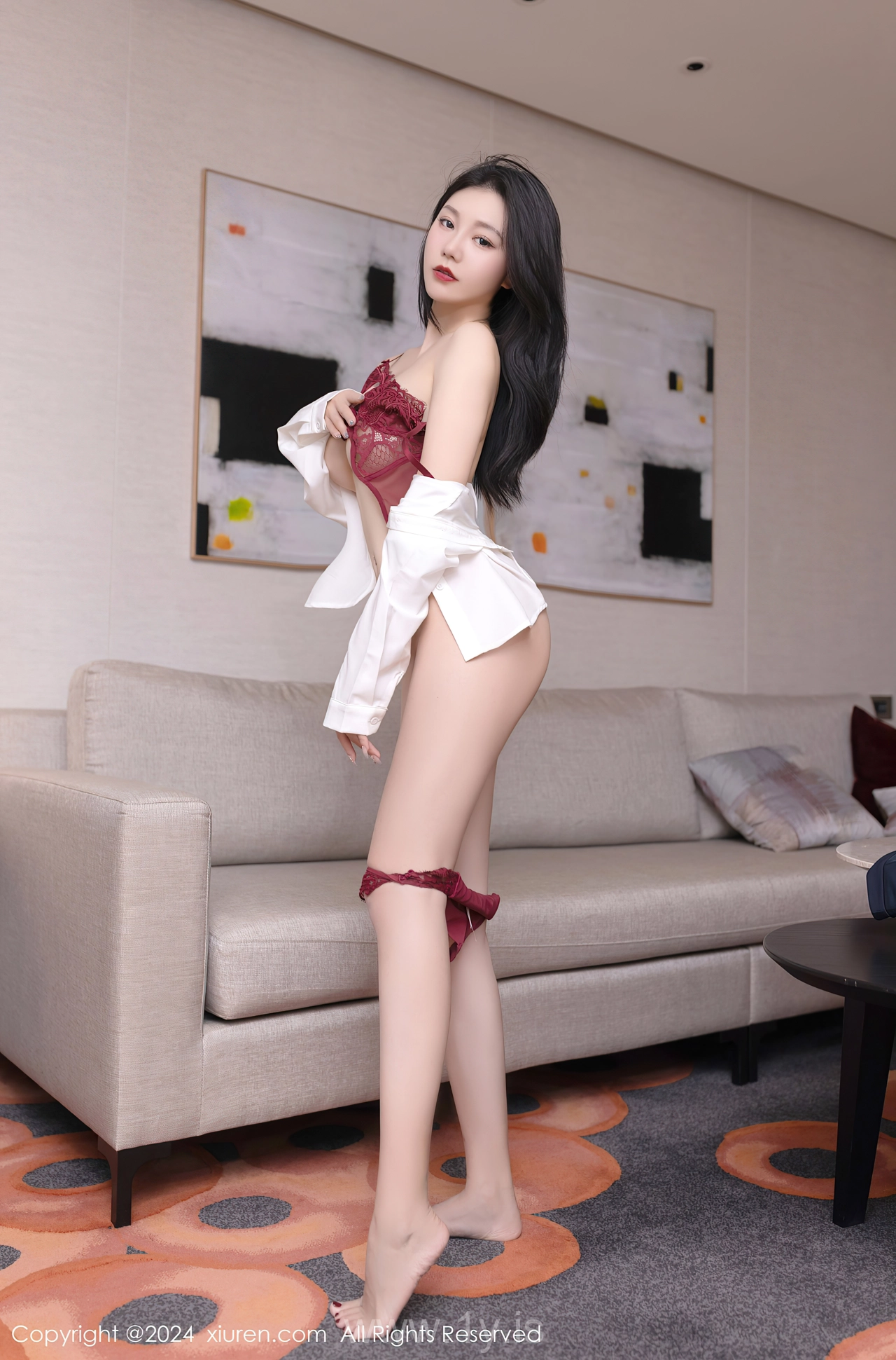 XIUREN(秀人网) No.7968 Dazzling Chinese Temptress 安然anran