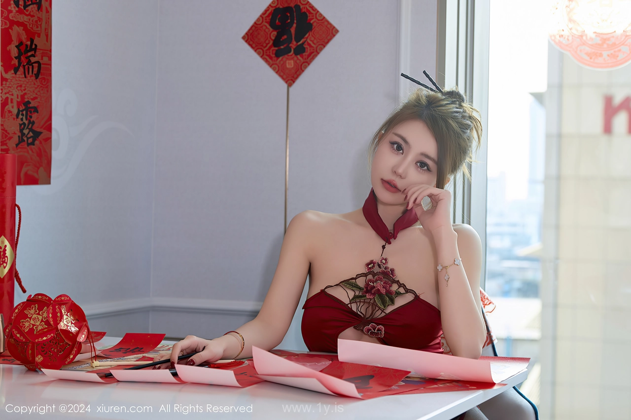 XIUREN(秀人网) No.8036 Appealing & Delightful Asian Femme fatale tina_甜仔